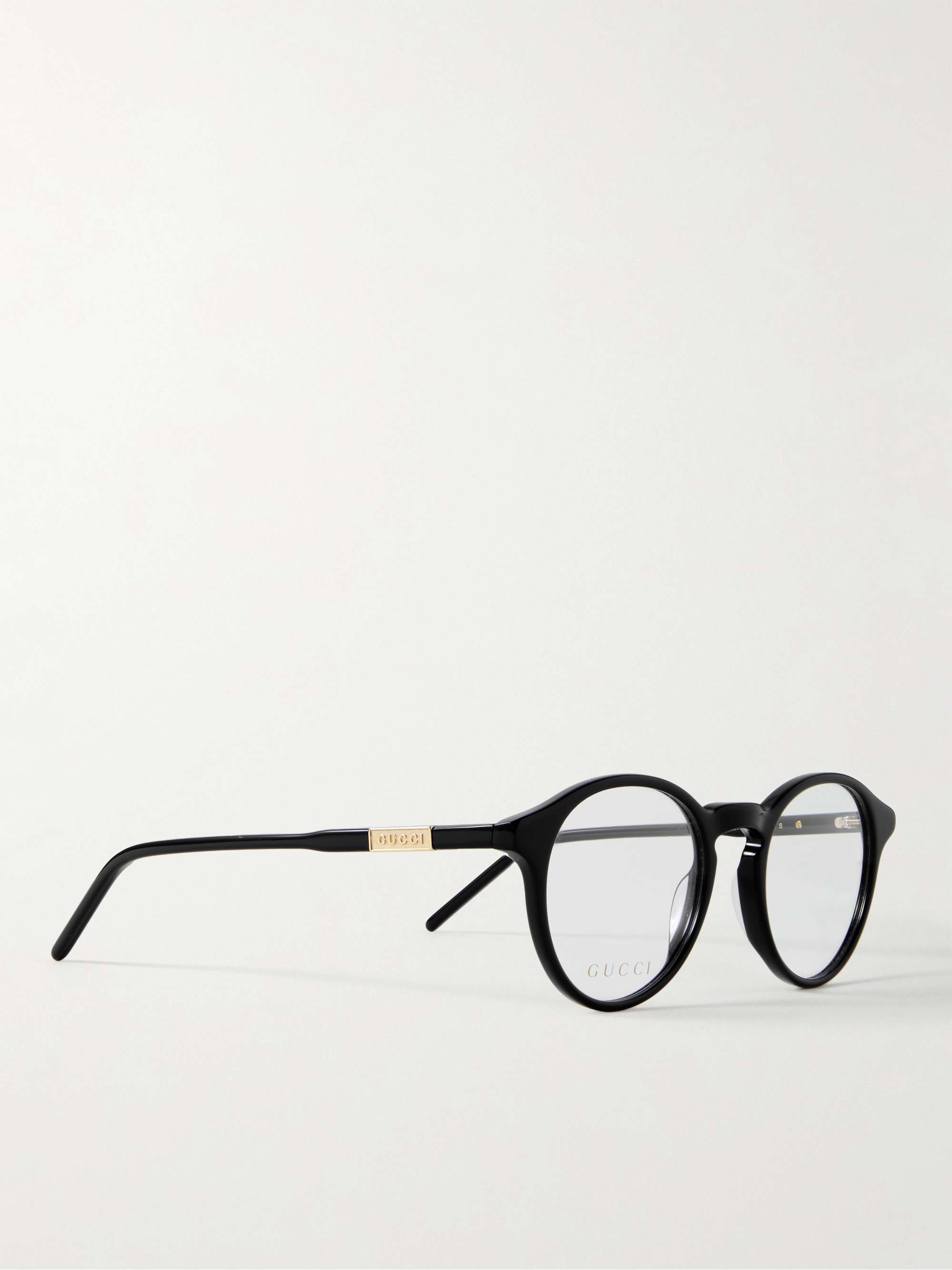 GUCCI EYEWEAR Round-Frame Acetate Optical Glasses