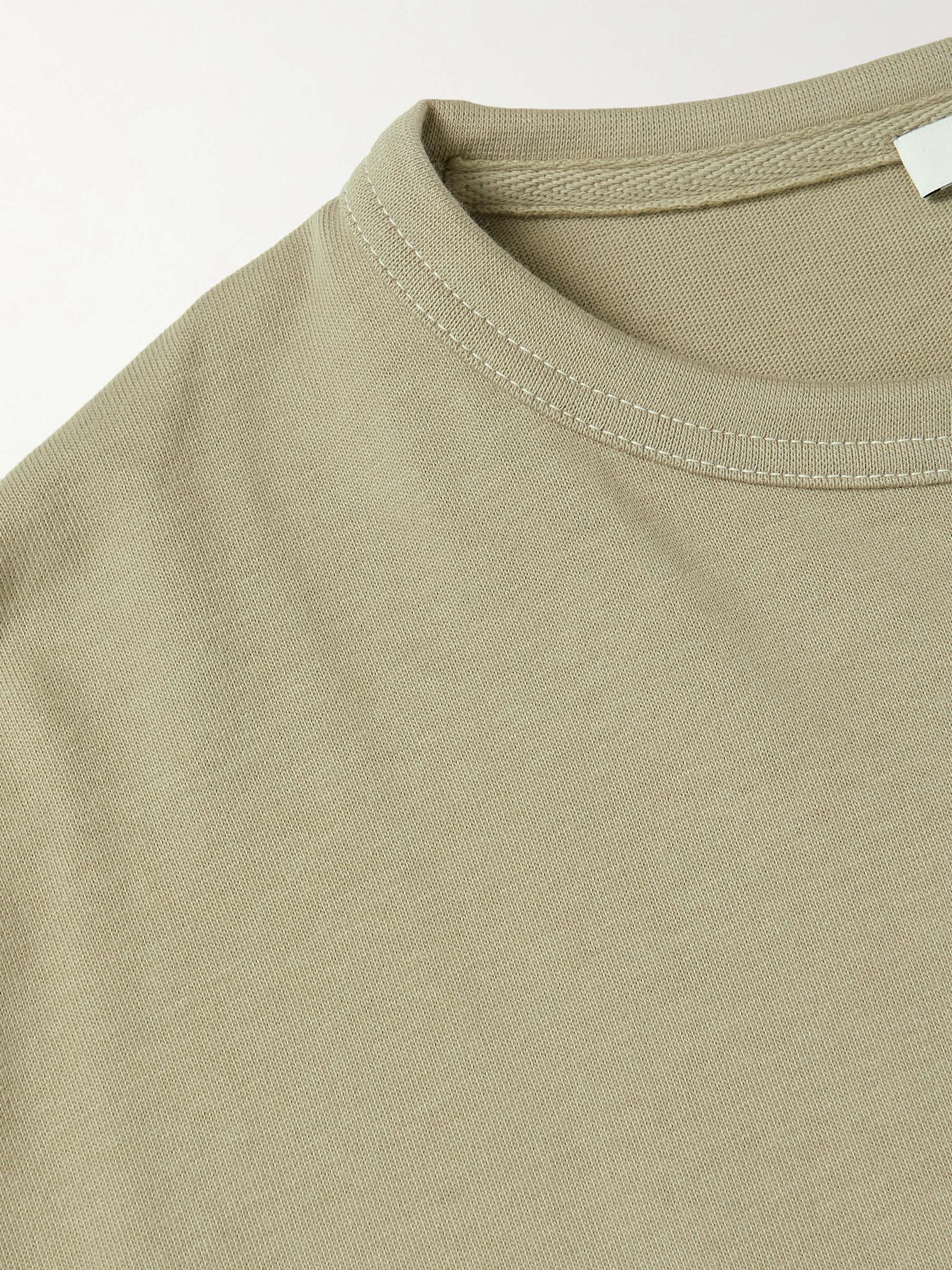 NINETY PERCENT Logo-Embroidered Organic Cotton-Jersey T-Shirt