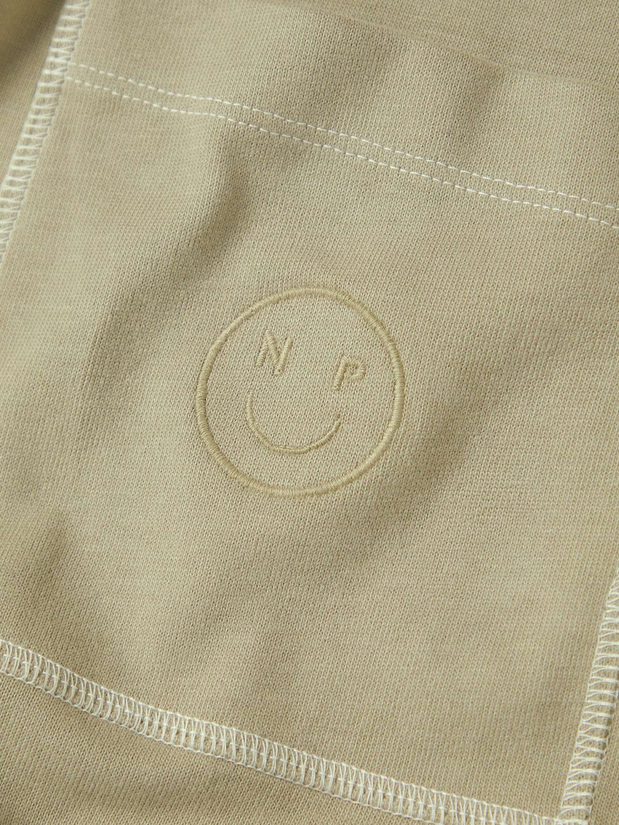 NINETY PERCENT Logo-Embroidered Organic Cotton-Jersey T-Shirt