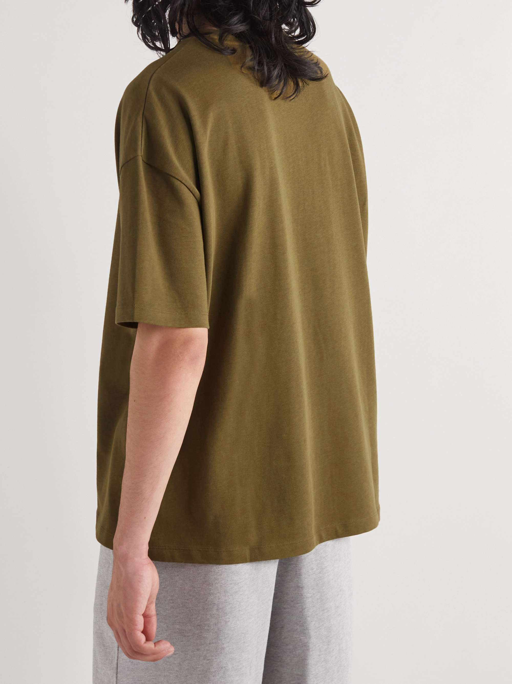 NINETY PERCENT Boxy Organic Cotton-Jersey T-Shirt