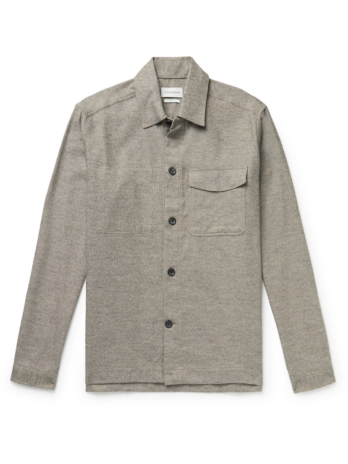 Oliver Spencer Avery Cotton-Flannel Overshirt | Smart Closet