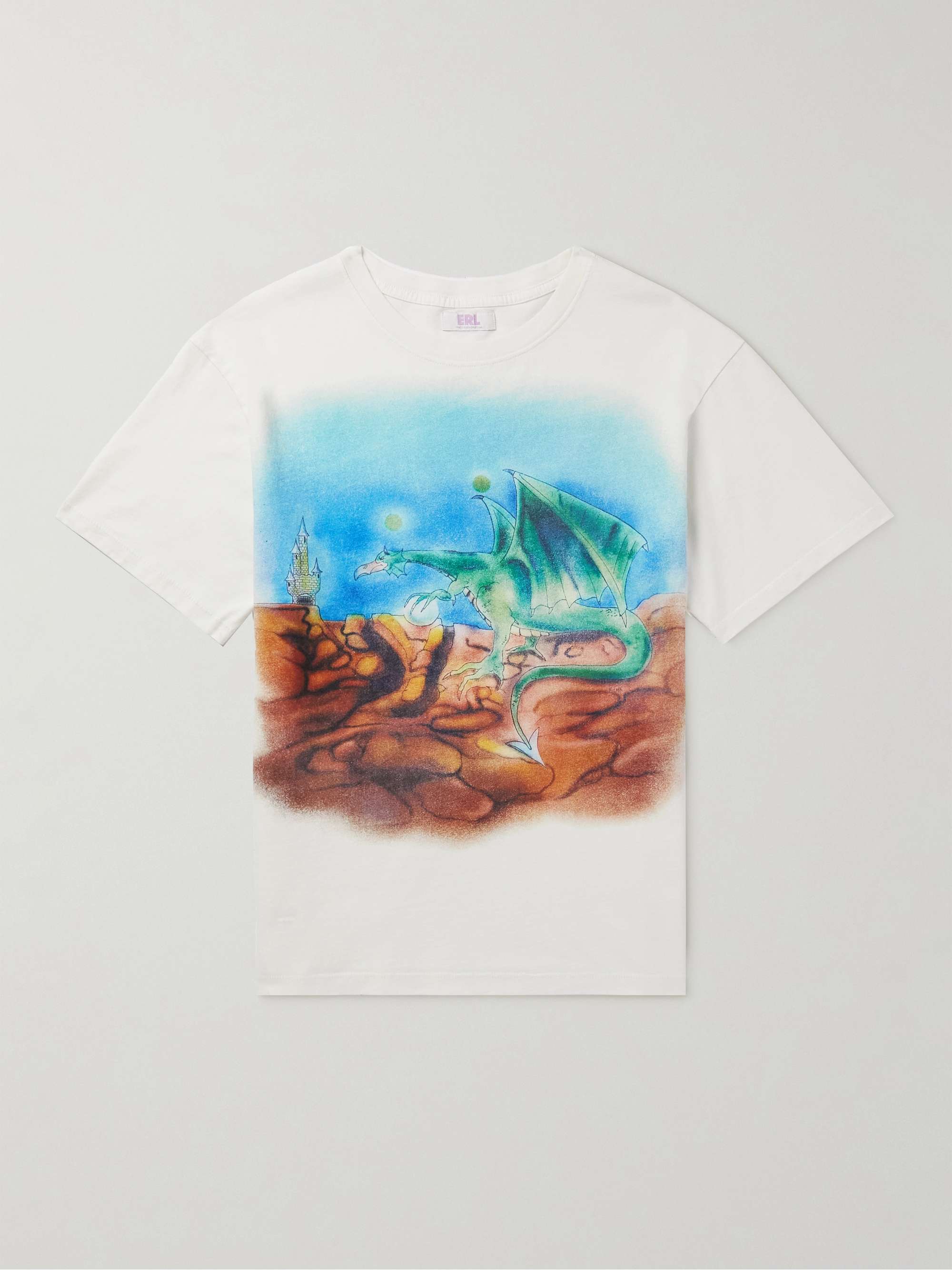 ERL Printed Cotton-Jersey T-Shirt