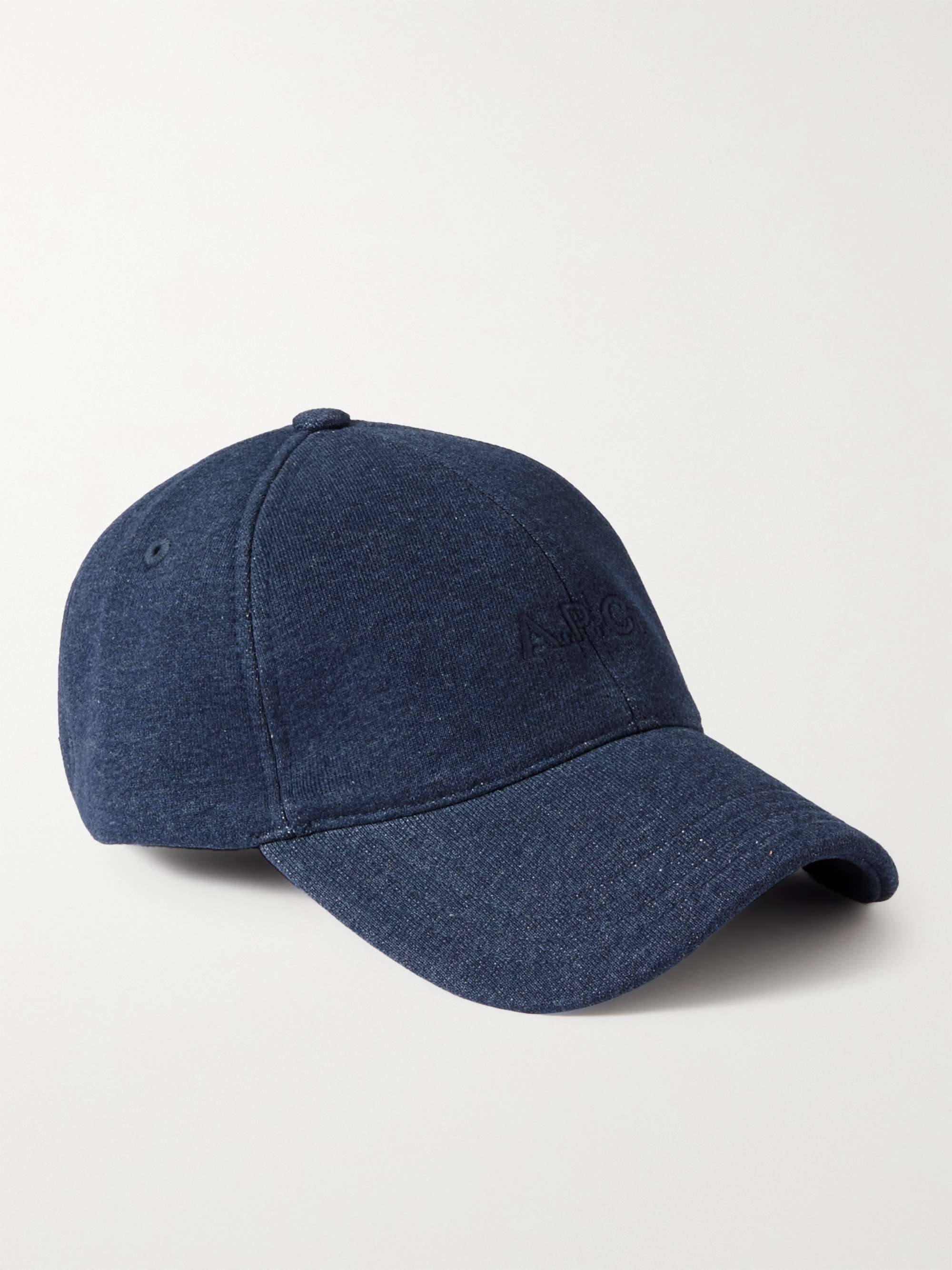 A.P.C. Charlie Logo-Embroidered Cotton-Jersey Baseball Cap