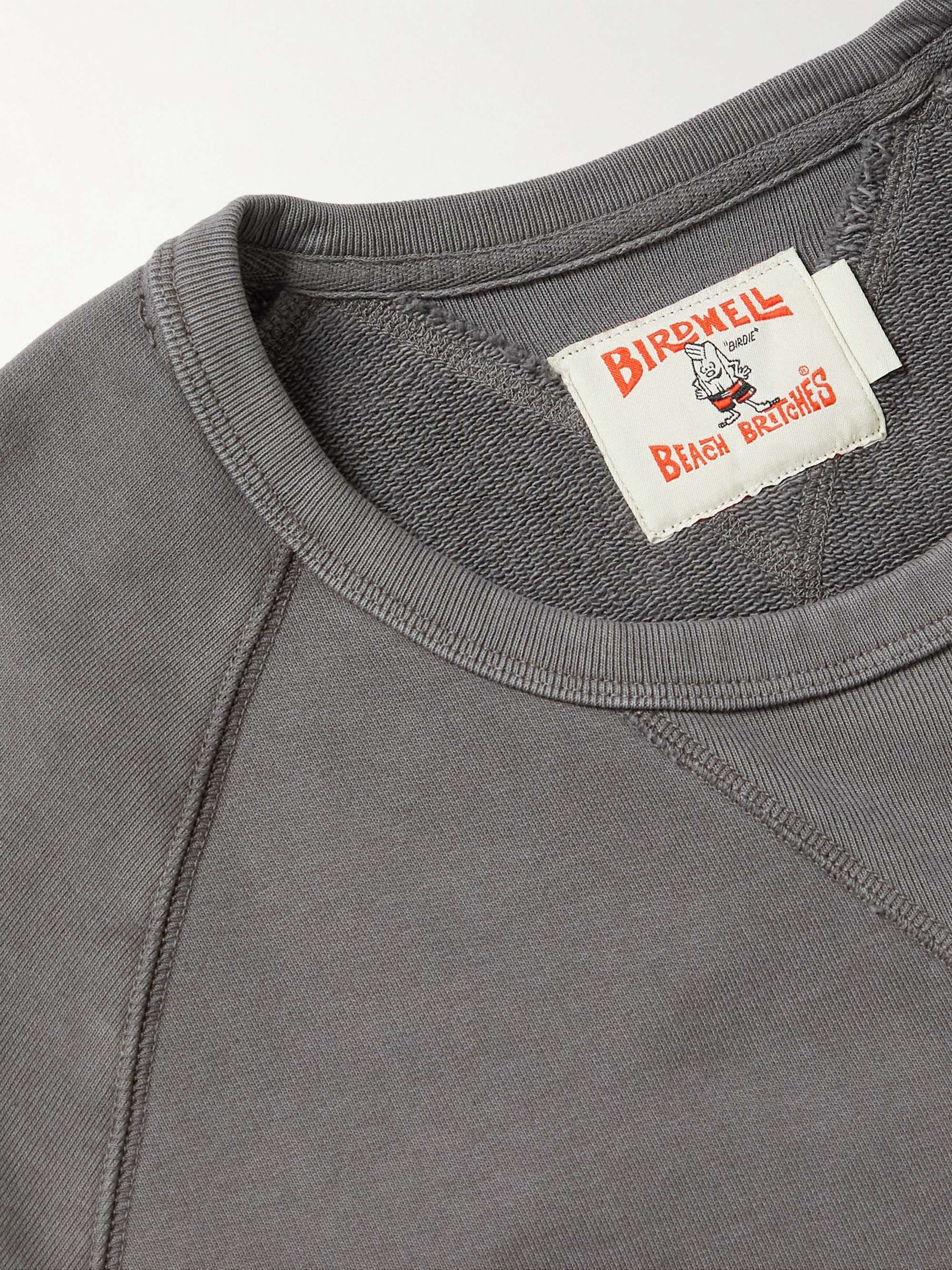 BIRDWELL Jalama Logo-Embroidered Cotton-Jersey Sweatshirt