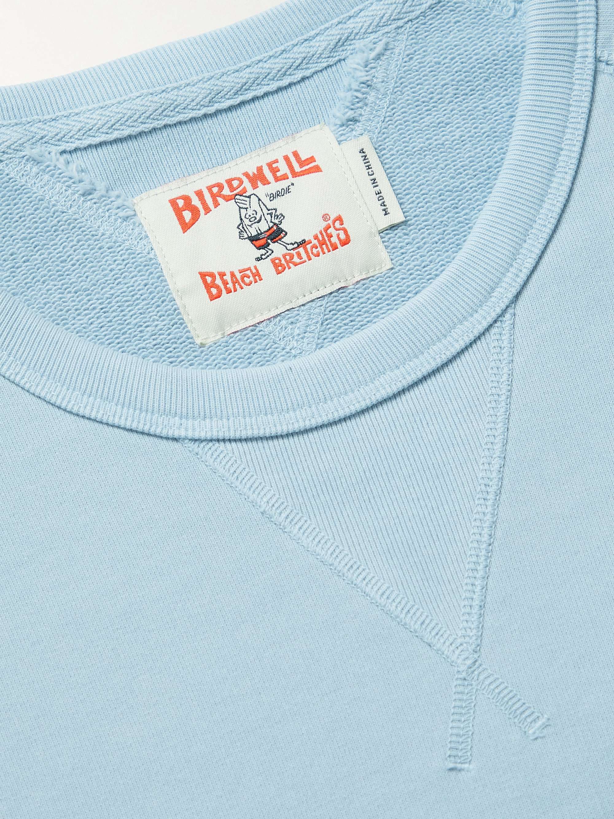 BIRDWELL Jalama Logo-Embroidered Cotton-Jersey Sweatshirt