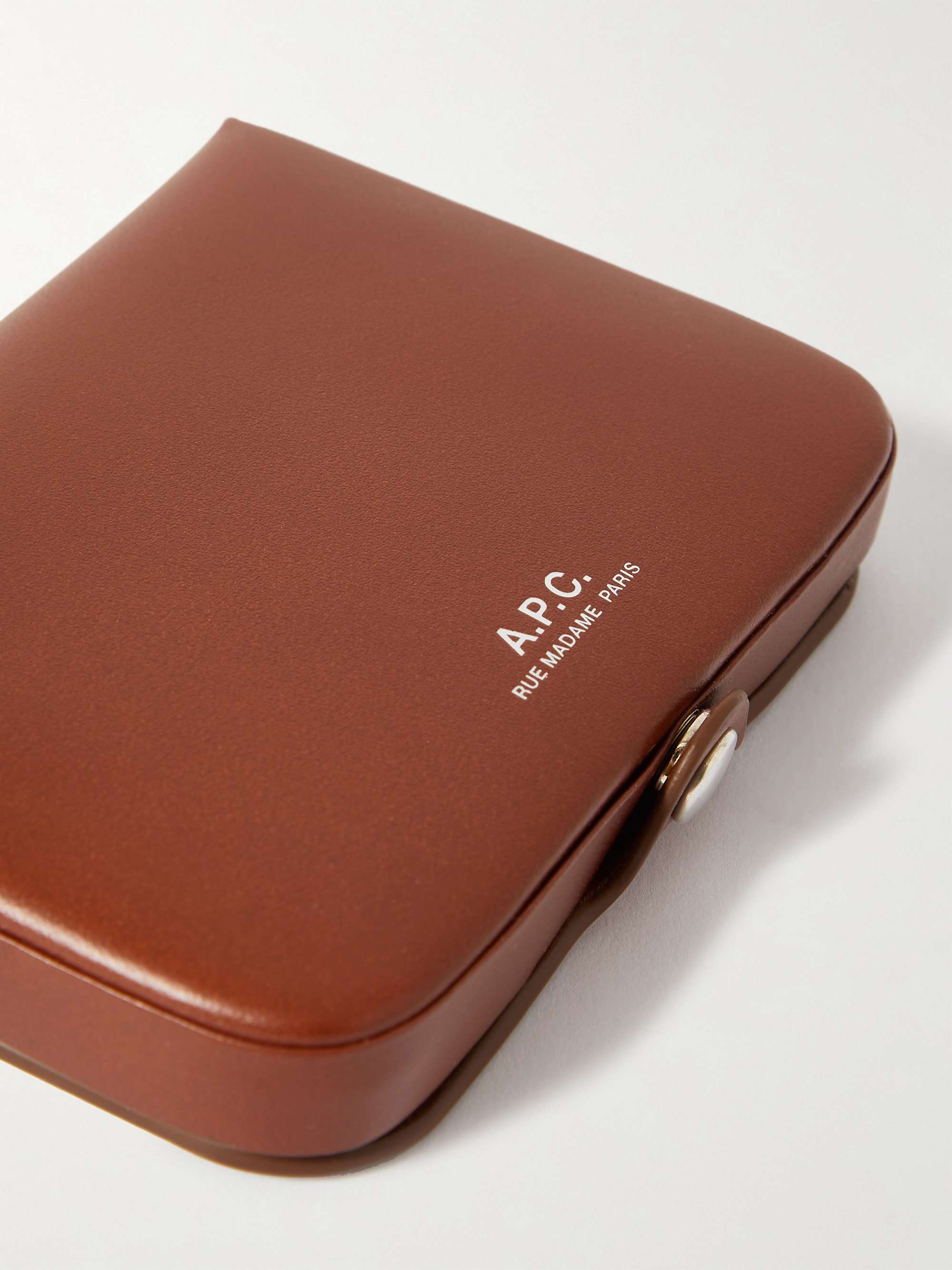 A.P.C. Josh Leather Coin and Cardholder