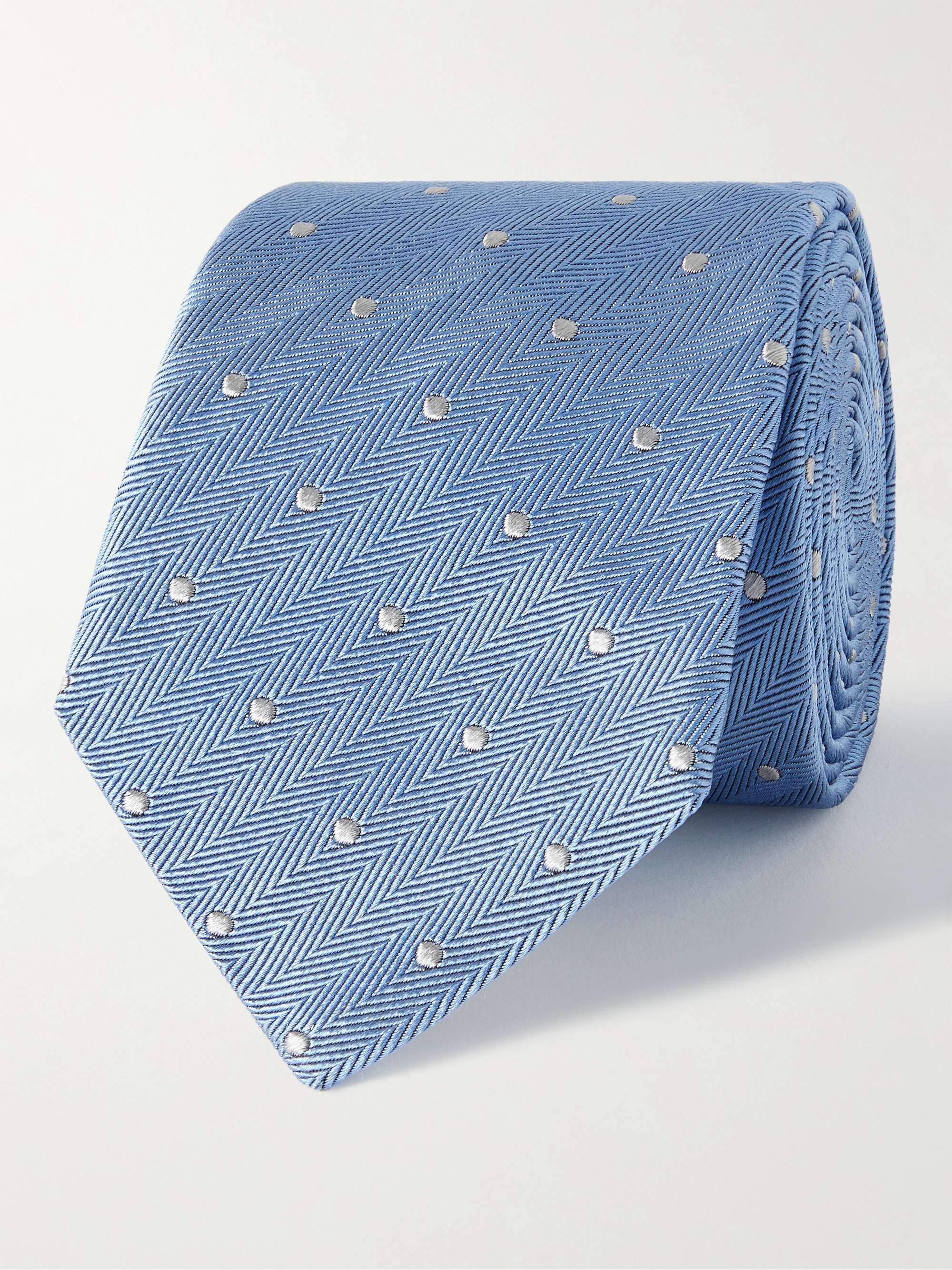 New Classic Solid Light Blue JACQUARD WOVEN 100% Silk Men's Tie Necktie 