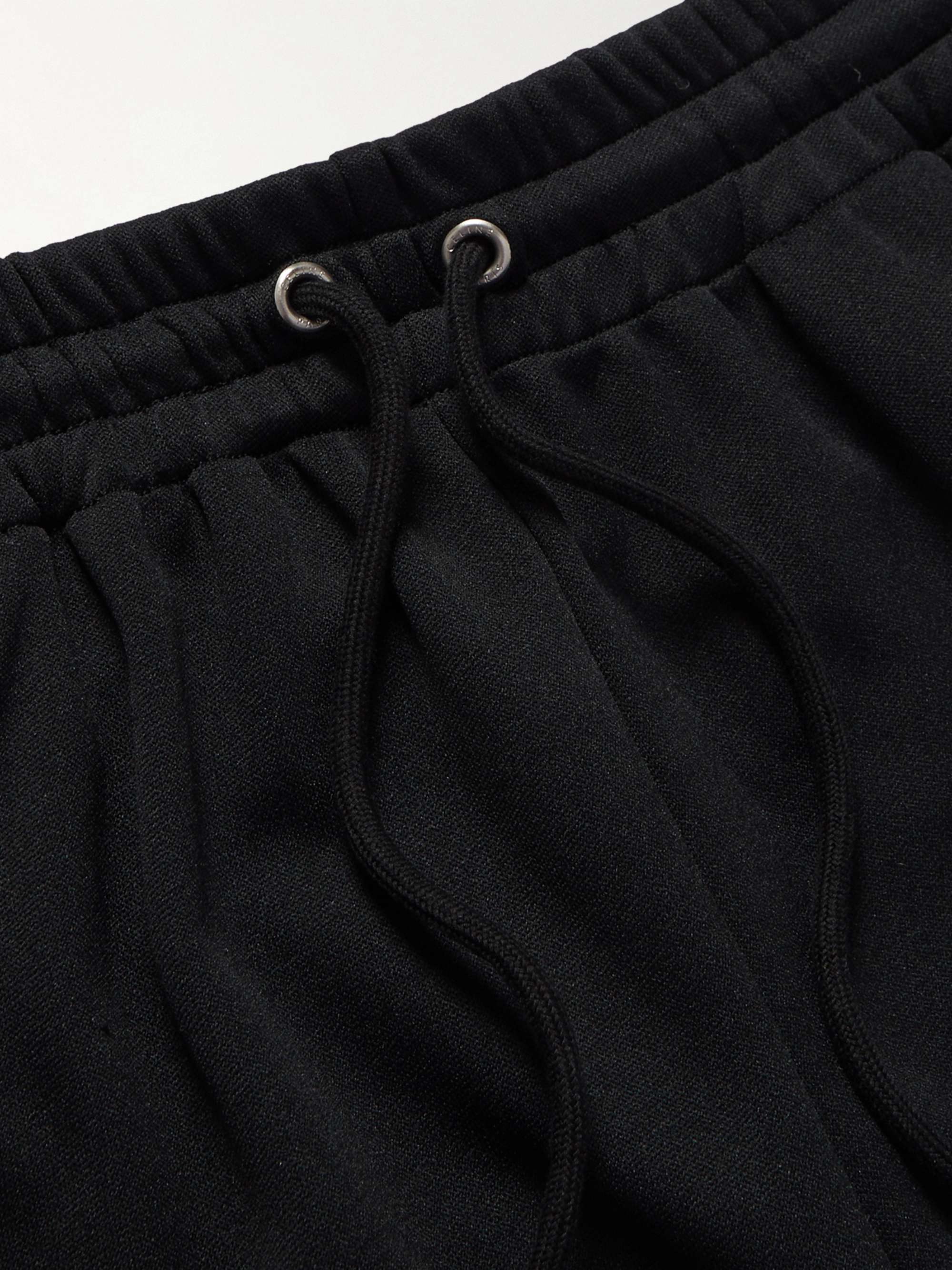 CELINE HOMME Straight-Leg Logo-Print Jersey Sweatpants