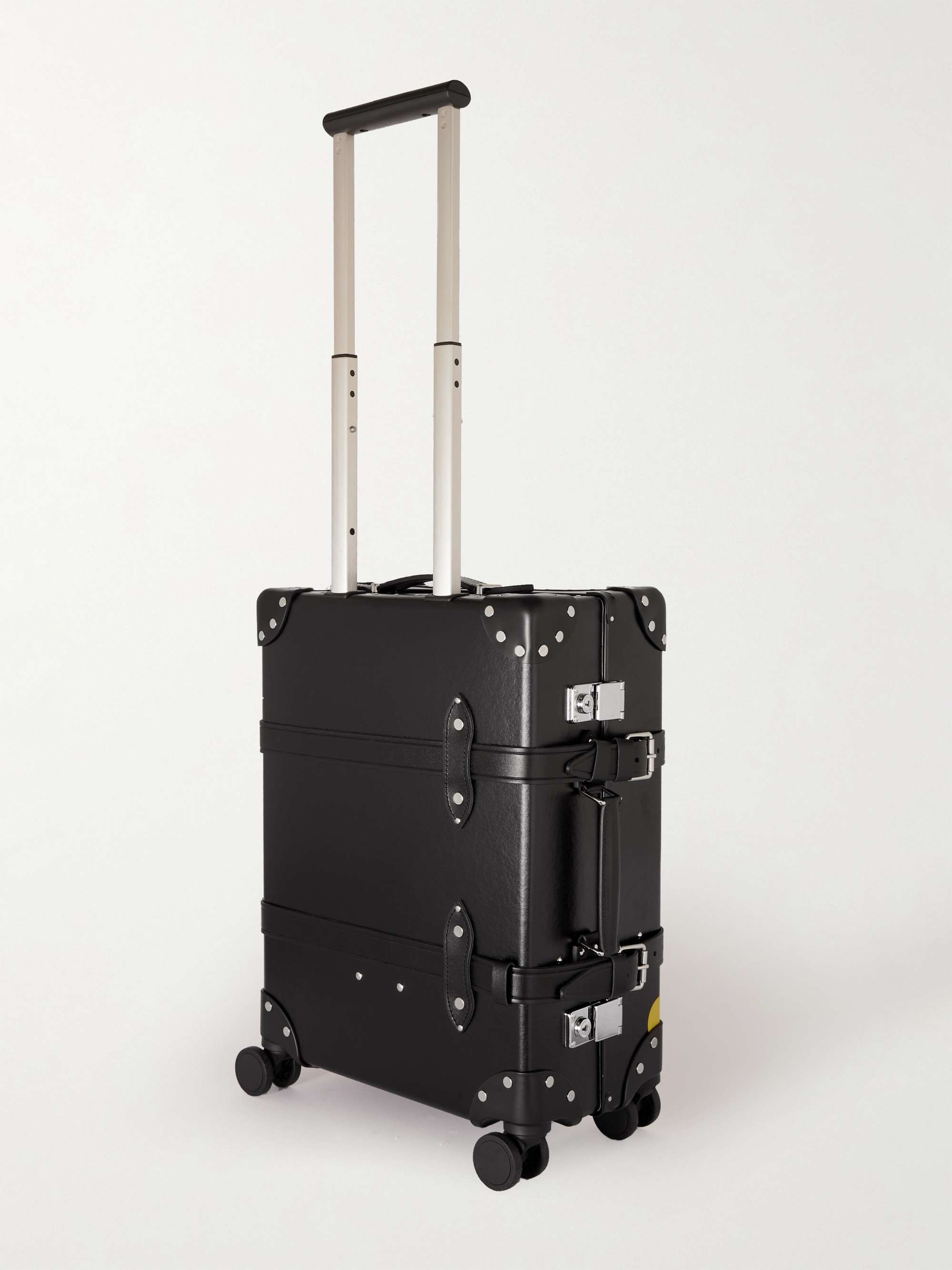 GLOBE-TROTTER + Dr. No Printed Carry-On Leather-Trimmed Trolley Suitcase