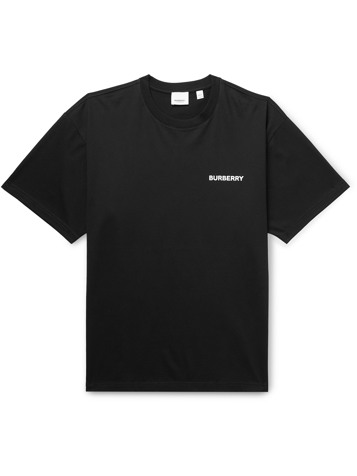 Burberry Logo-Print Cotton-Blend Jersey T-Shirt