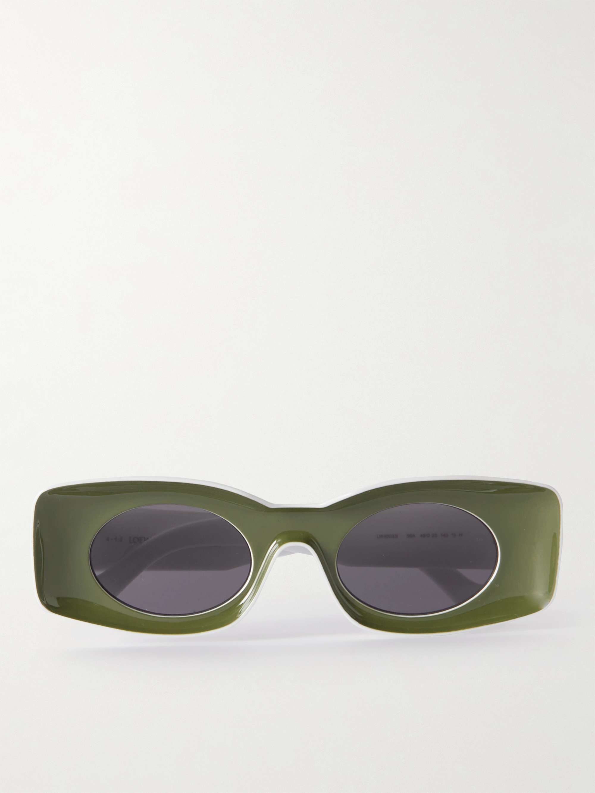 LOEWE + Paula's Ibiza Rectangular-Frame Acetate Sunglasses