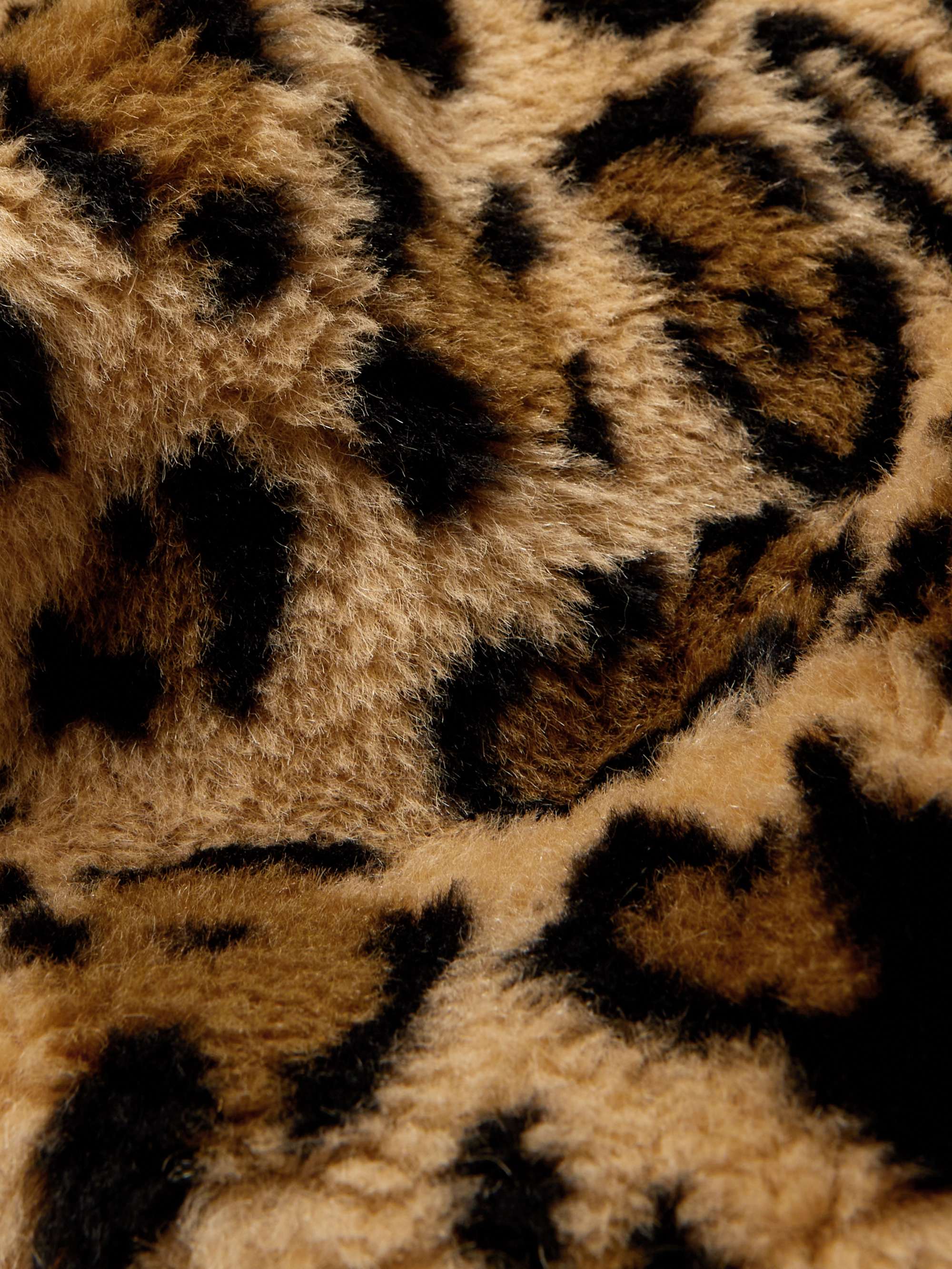 CELINE HOMME Oversized Leopard-Print Alpaca, Wool and Silk-Blend Faux Fur Coat