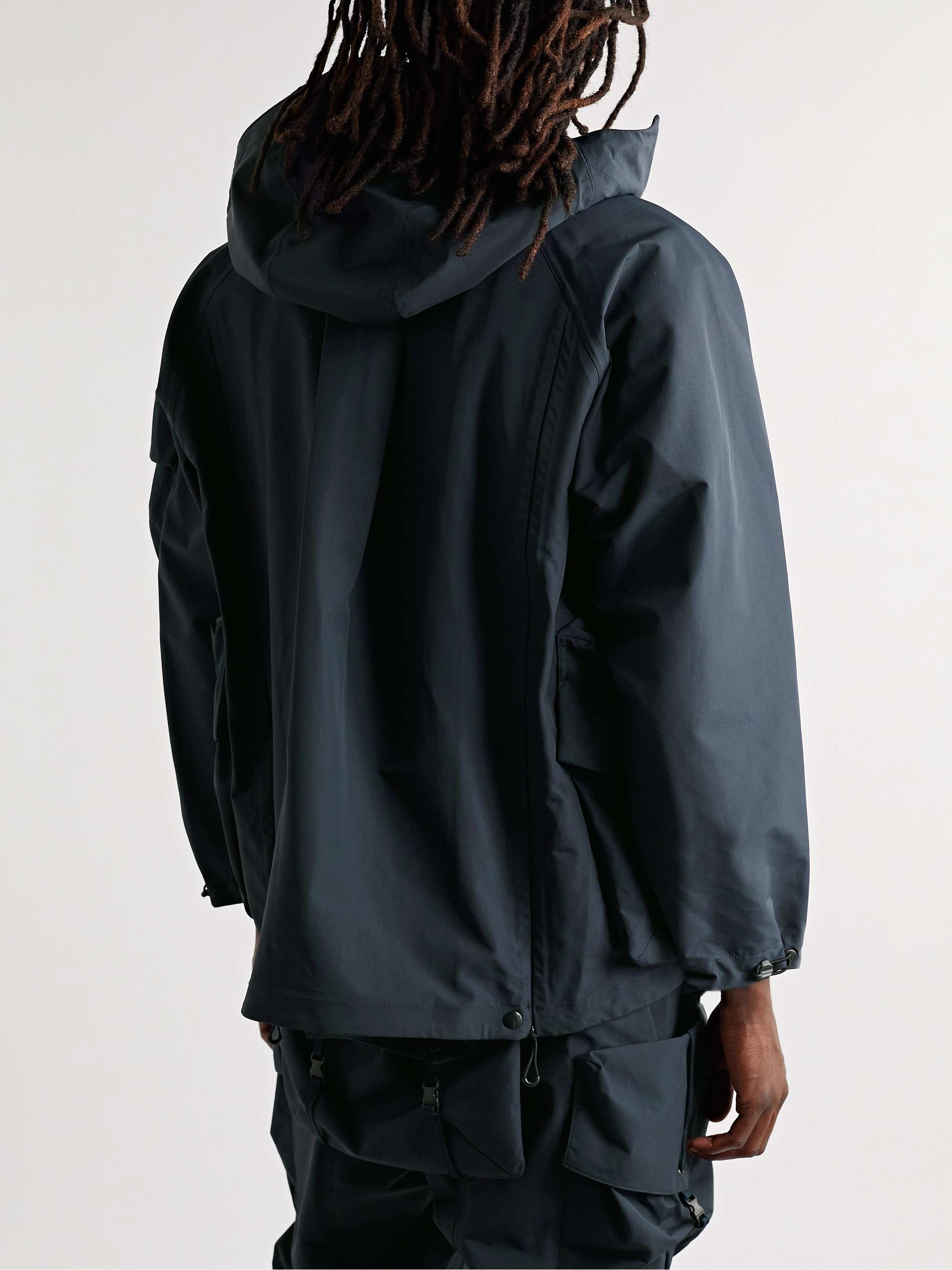 NORBIT BY HIROSHI NOZAWA Convertible Nylon Hooded Jacket