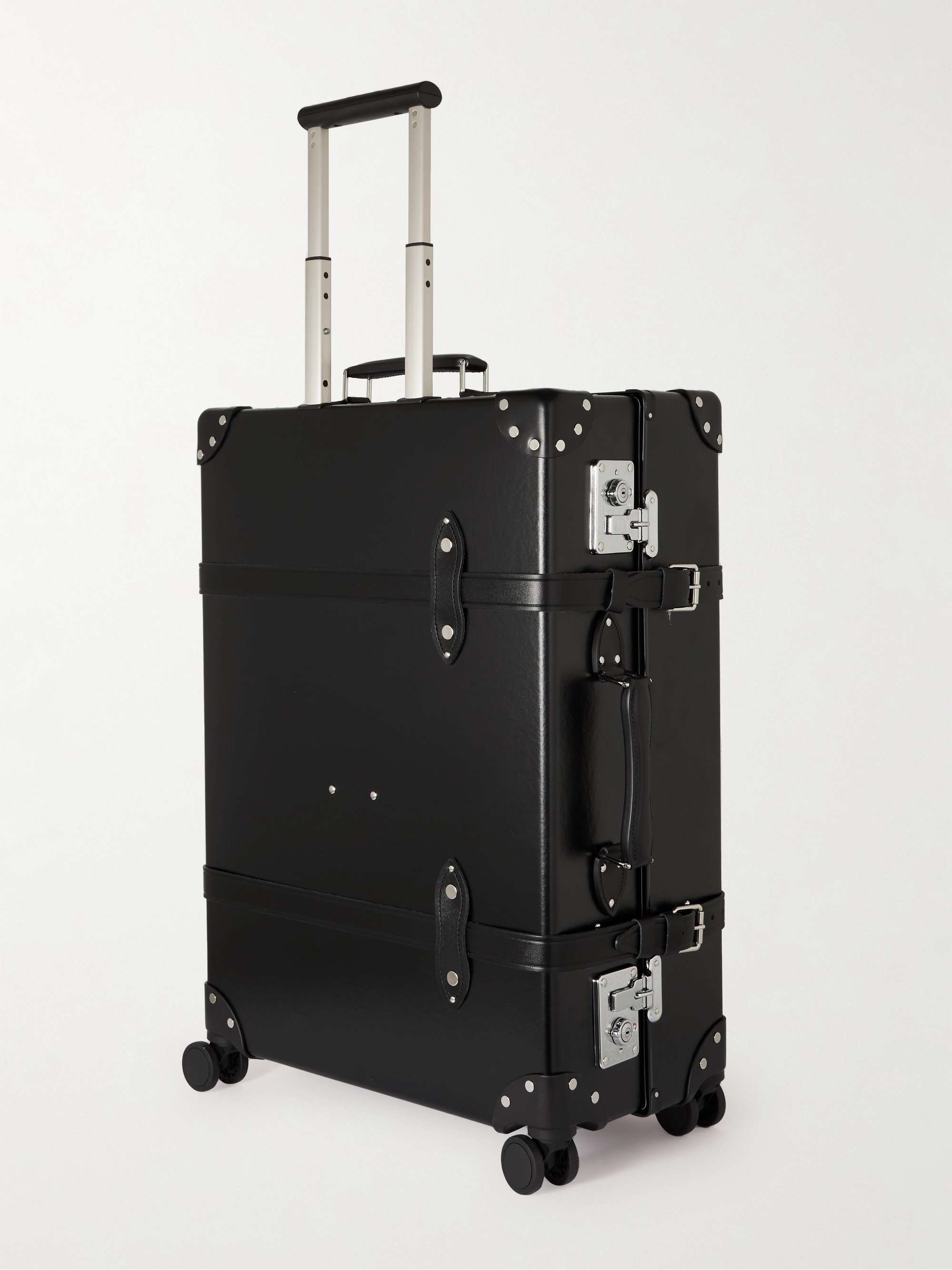 GLOBE-TROTTER + Dr. No Printed Large Check-In Leather-Trimmed Trolley Suitcase