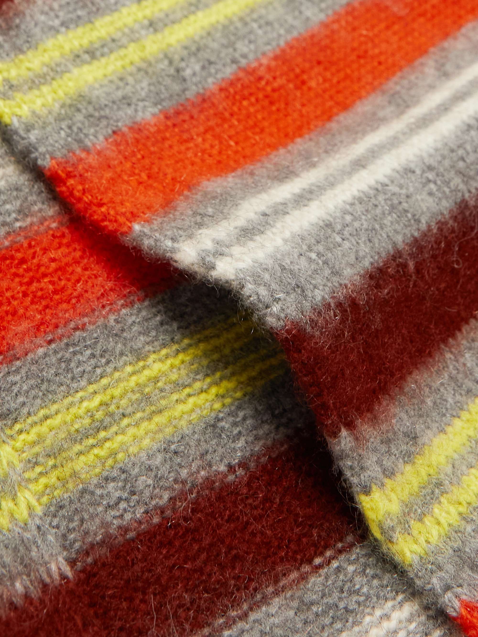 LORO PIANA Striped Cashmere-Blend Scarf