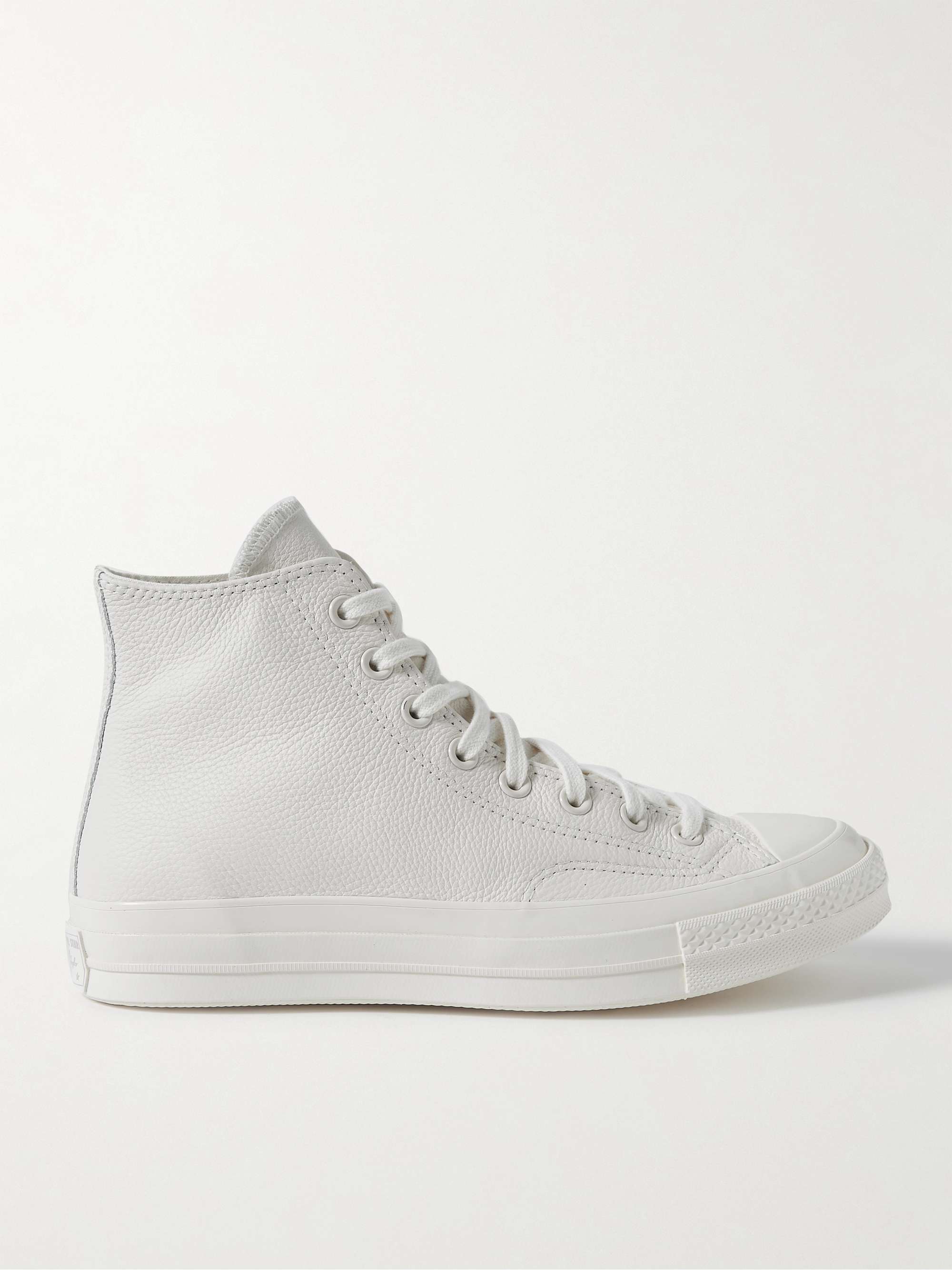 CONVERSE Chuck 70 Full-Grain Leather High-Top Sneakers