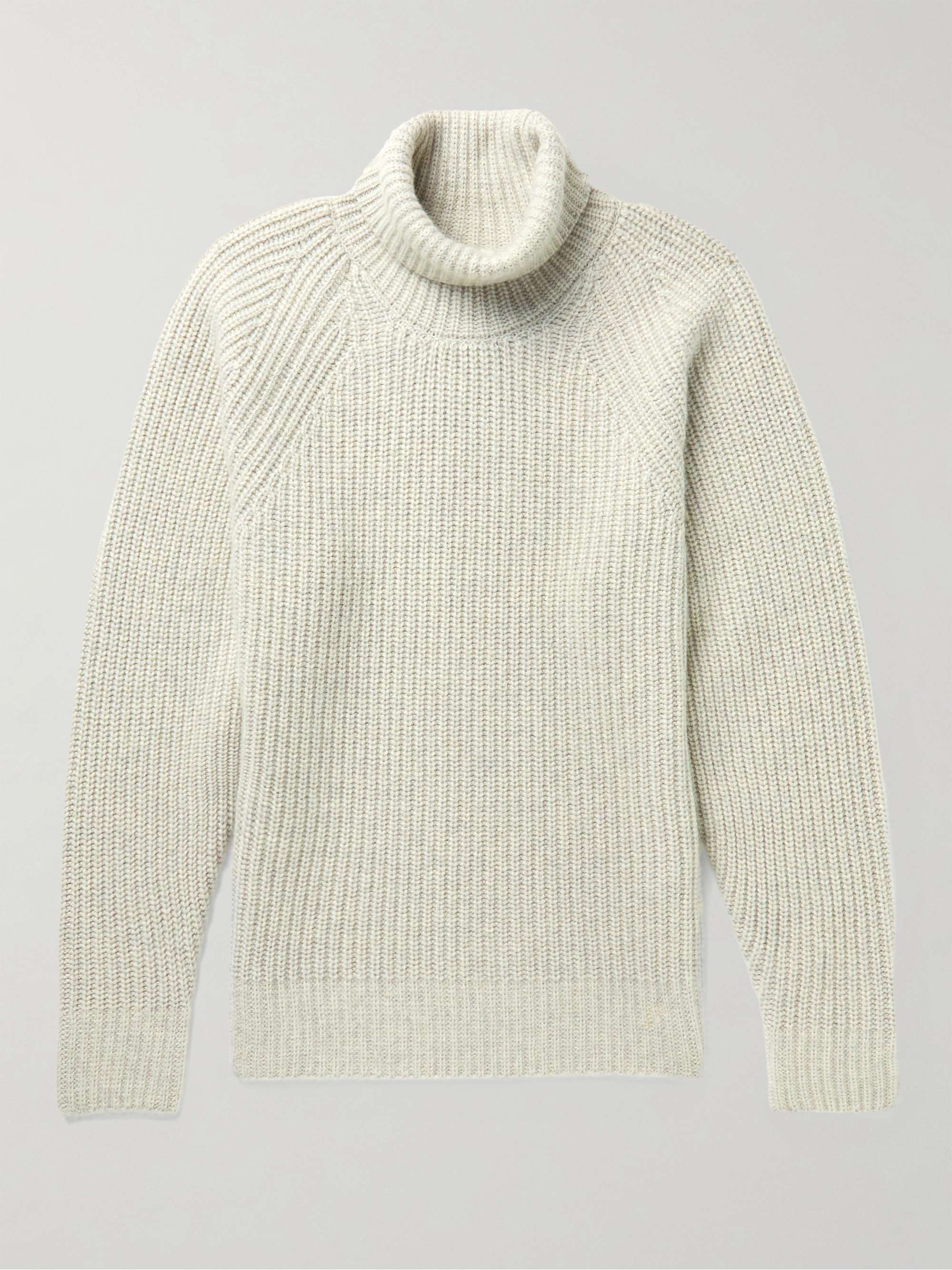 VALSTAR Ribbed Cashmere Rollneck Sweater