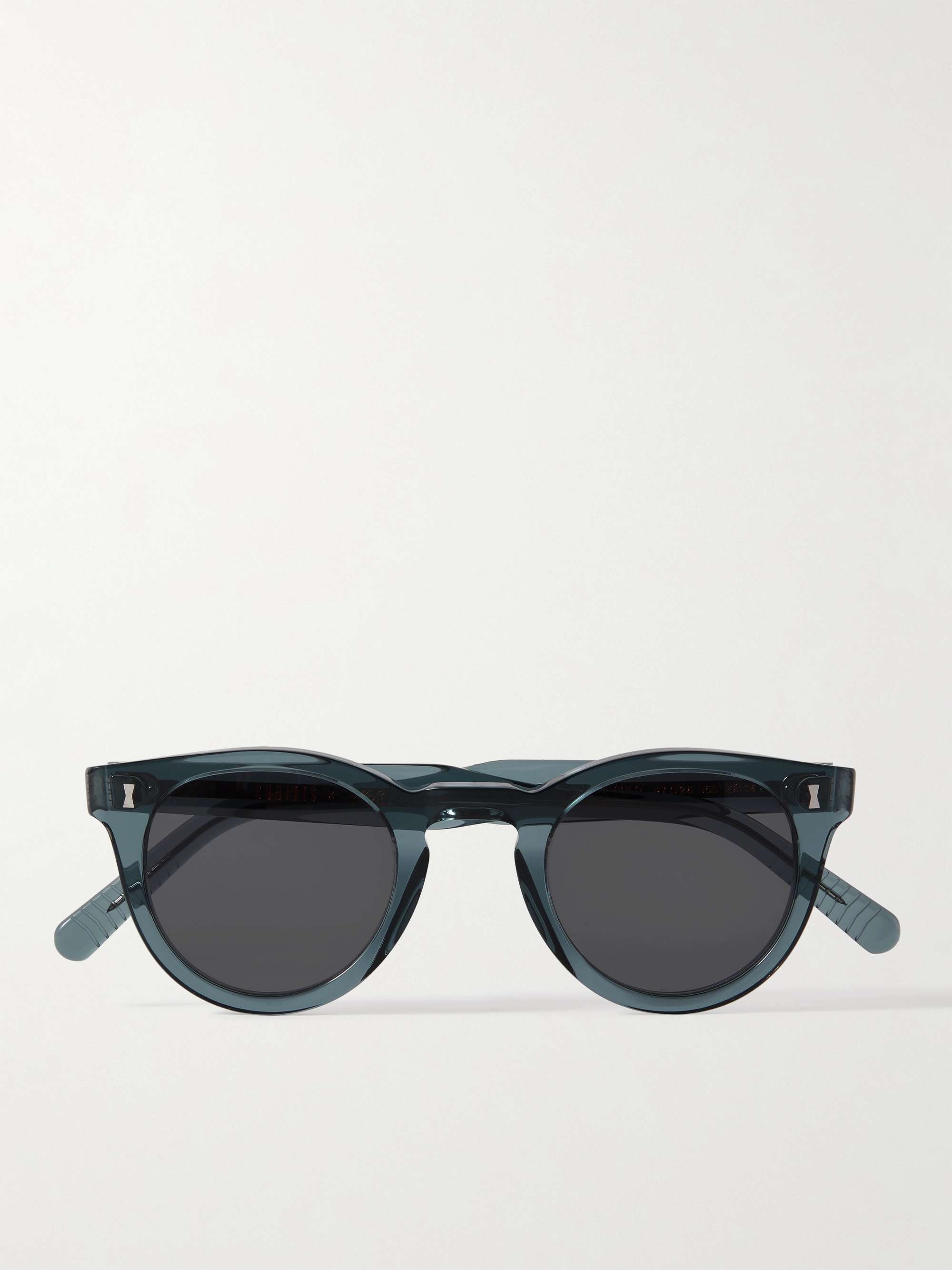 MR P. + Cubitts Herbrand Round-Frame Acetate Sunglasses