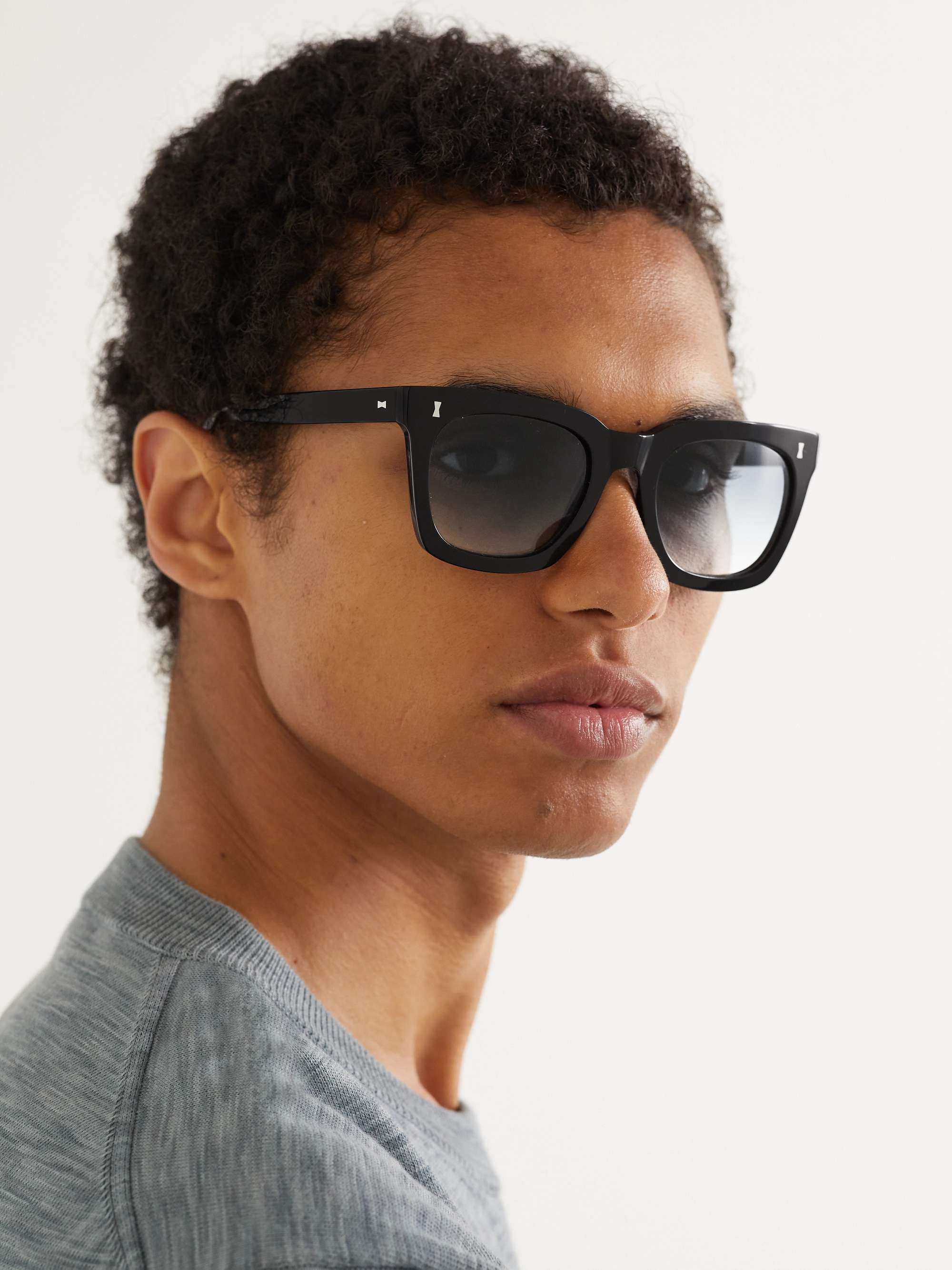 MR P. + Cubitts Judd Square-Frame Acetate Sunglasses