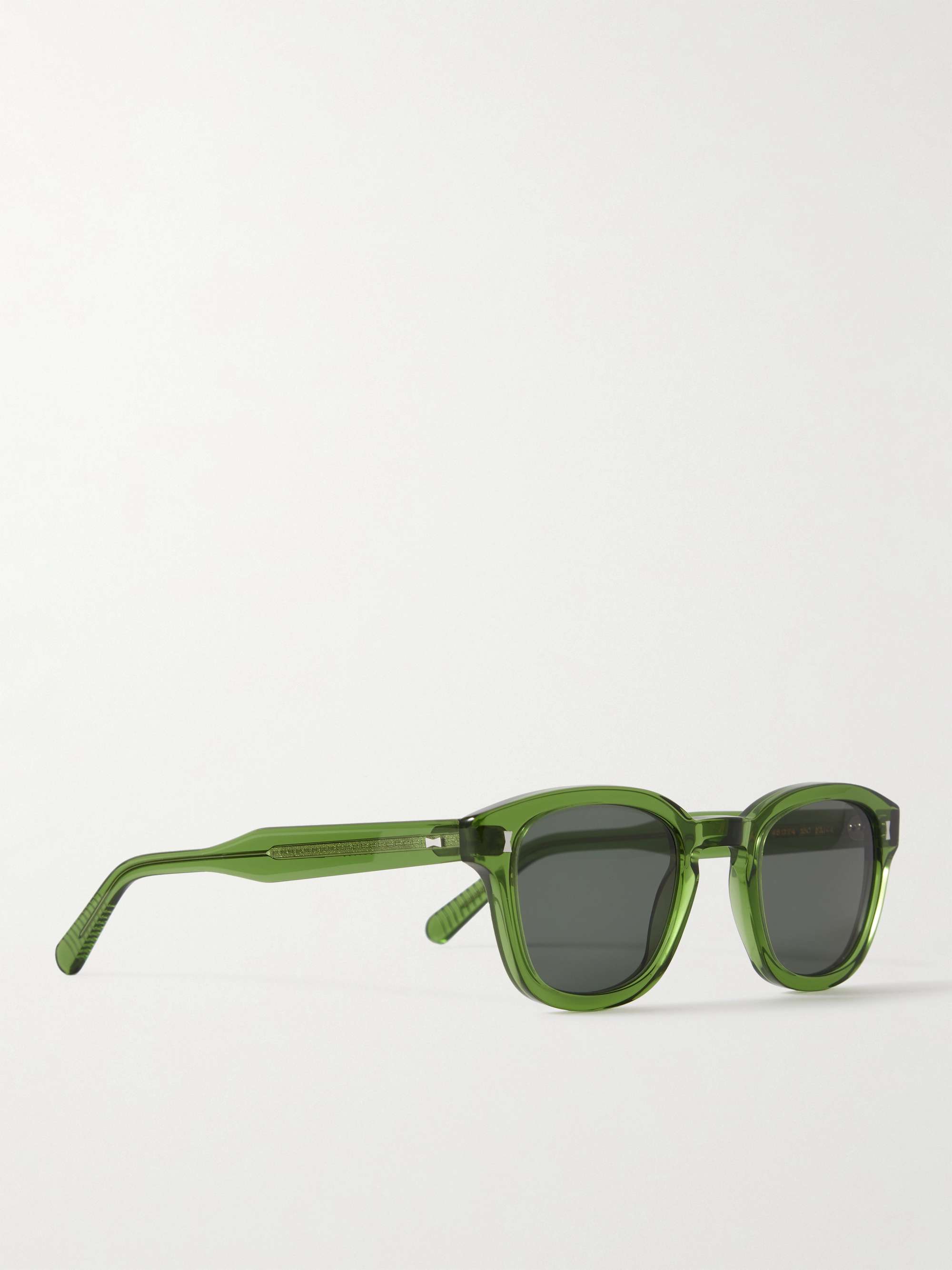 MR P. + Cubitts Carnegie Round-Frame Tortoiseshell Acetate Sunglasses