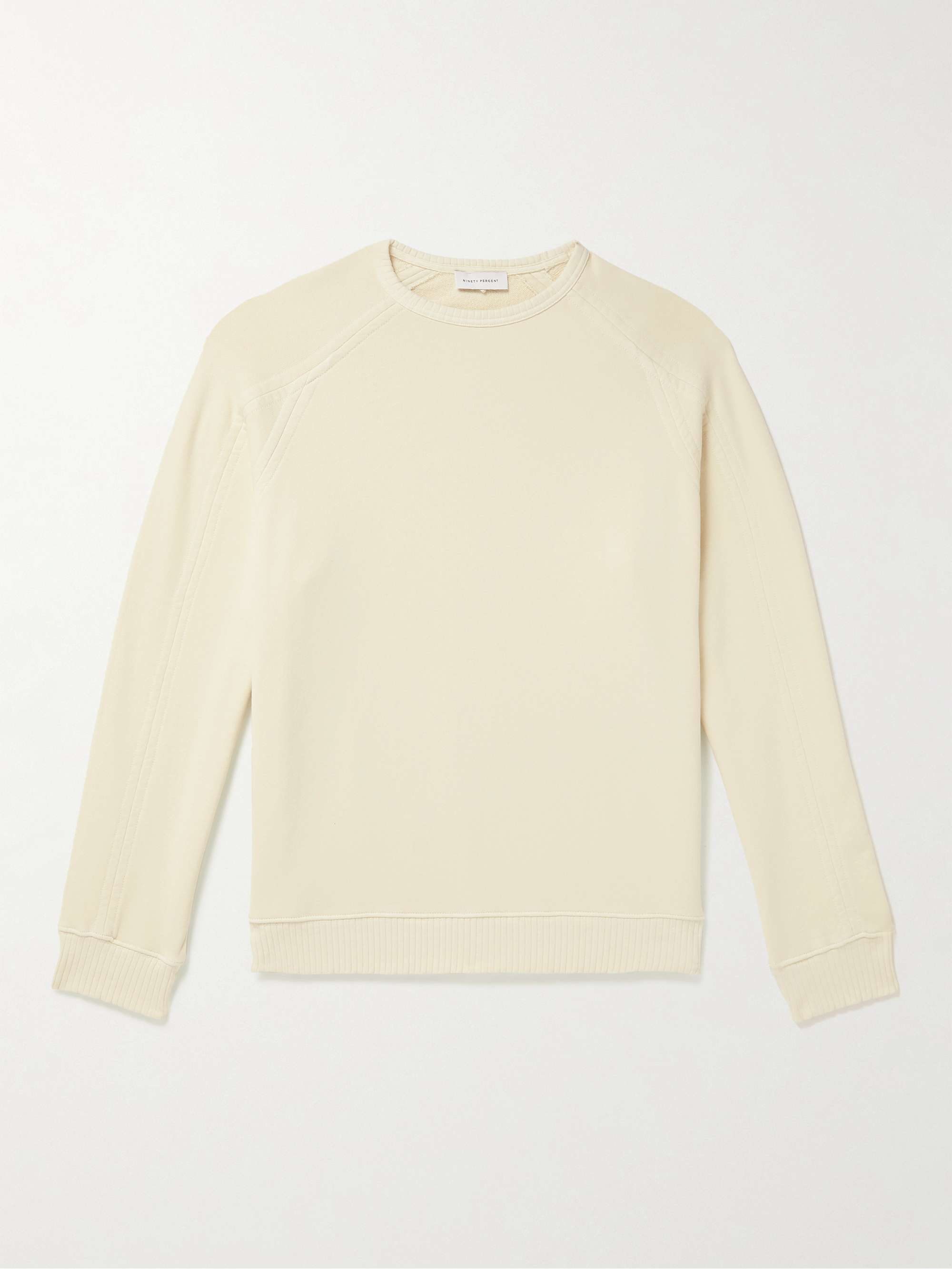 NINETY PERCENT Loopback Organic Cotton-Jersey Sweatshirt