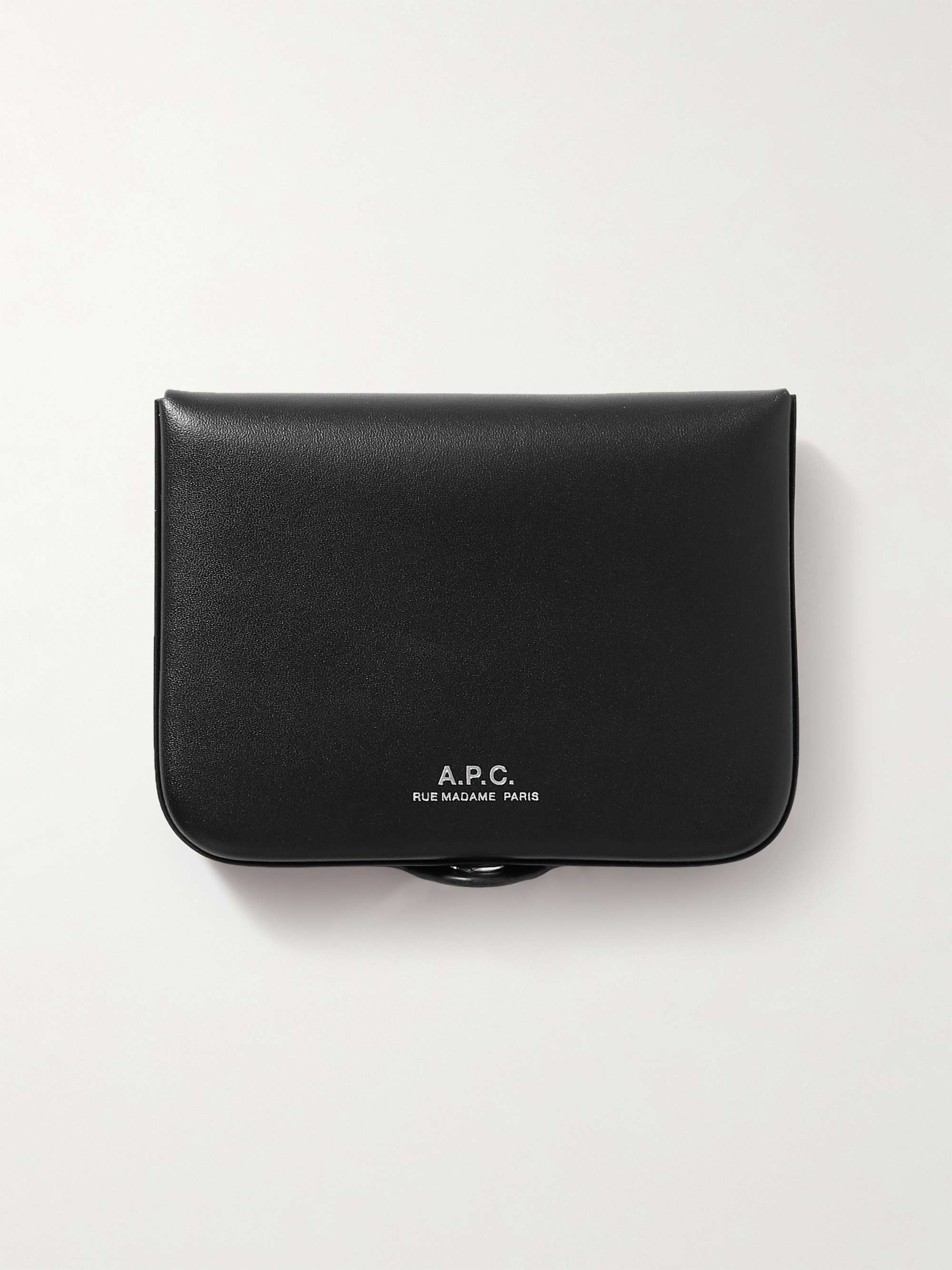 Wallets and cardholders A.P.C Mens Wallets and cardholders A.P.C Leather Black Josh Wallet for Men 