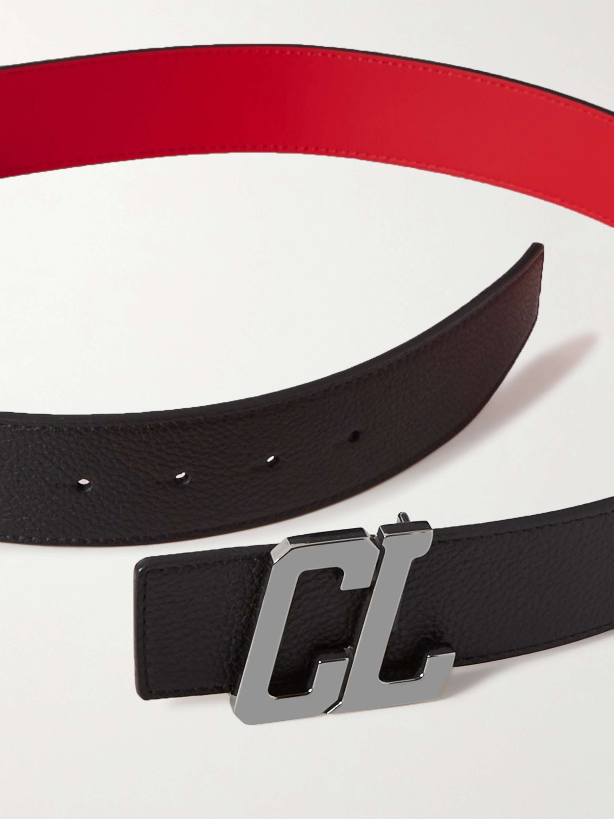 CHRISTIAN LOUBOUTIN 3.8cm Leather Belt