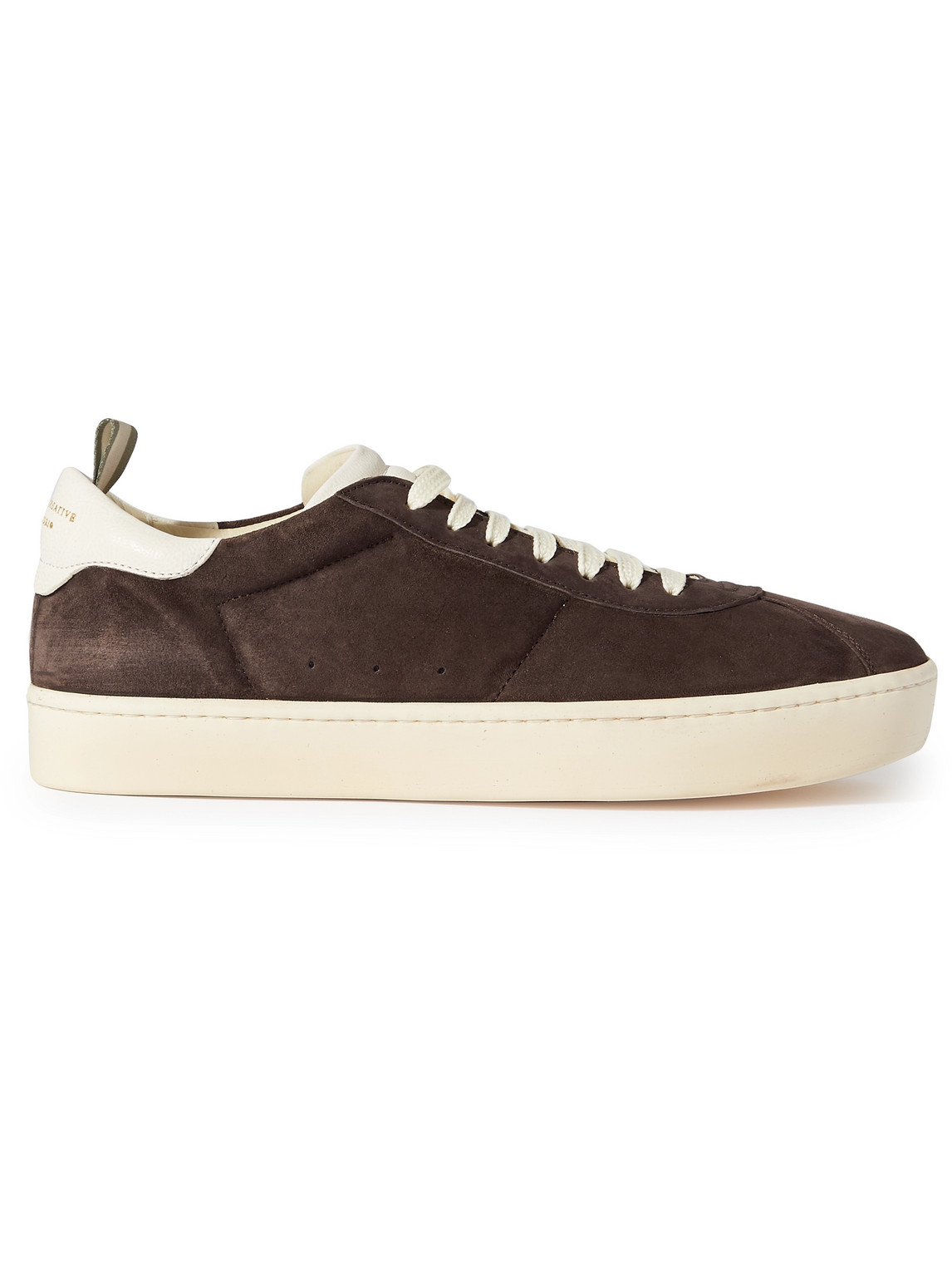 Officine Creative Kameleon Leather-Trimmed Suede Sneakers