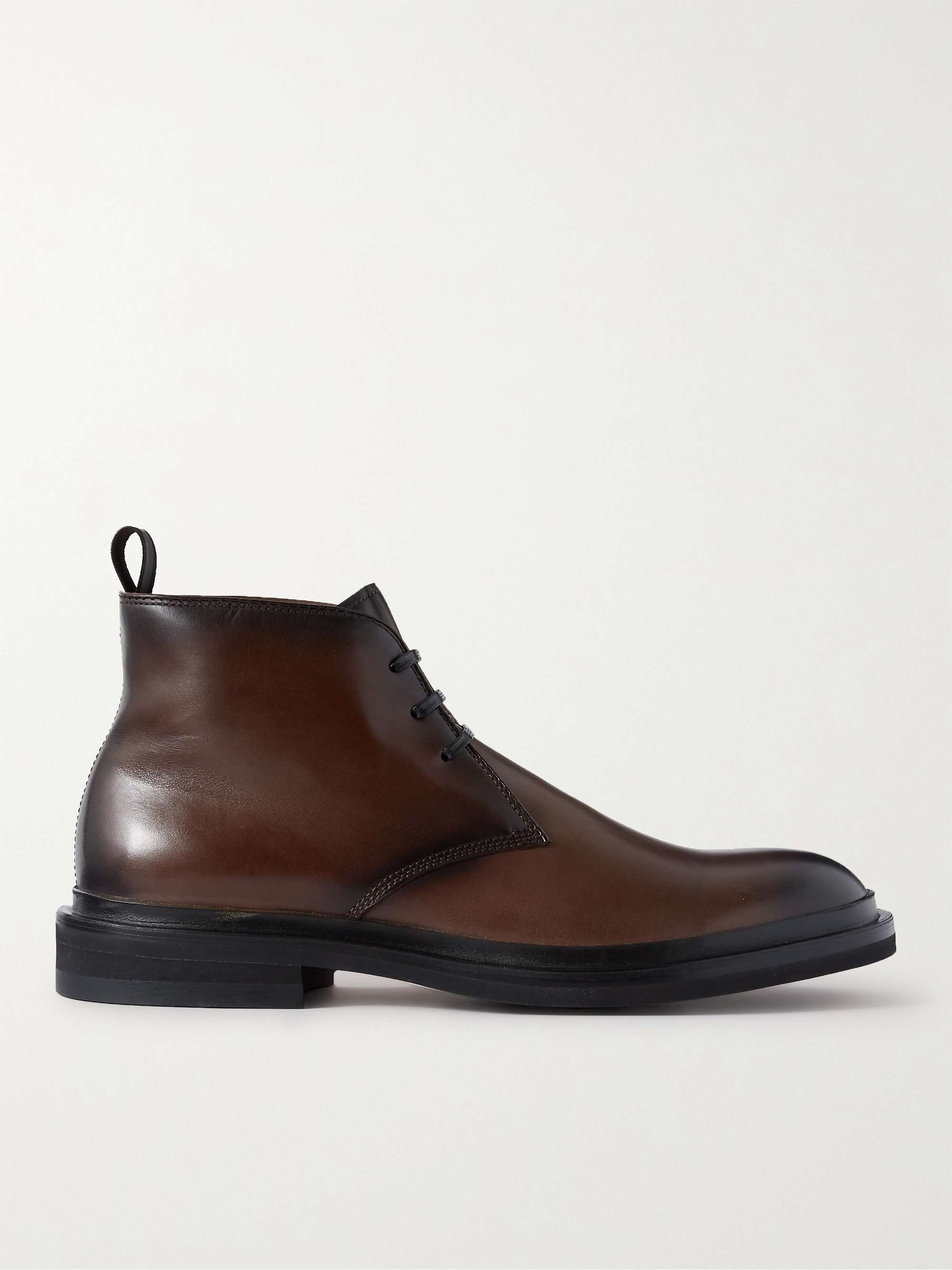 Officine Creative Hopkins Leather Desert Boot in Brown for Men Mens Shoes Boots Chukka boots and desert boots 