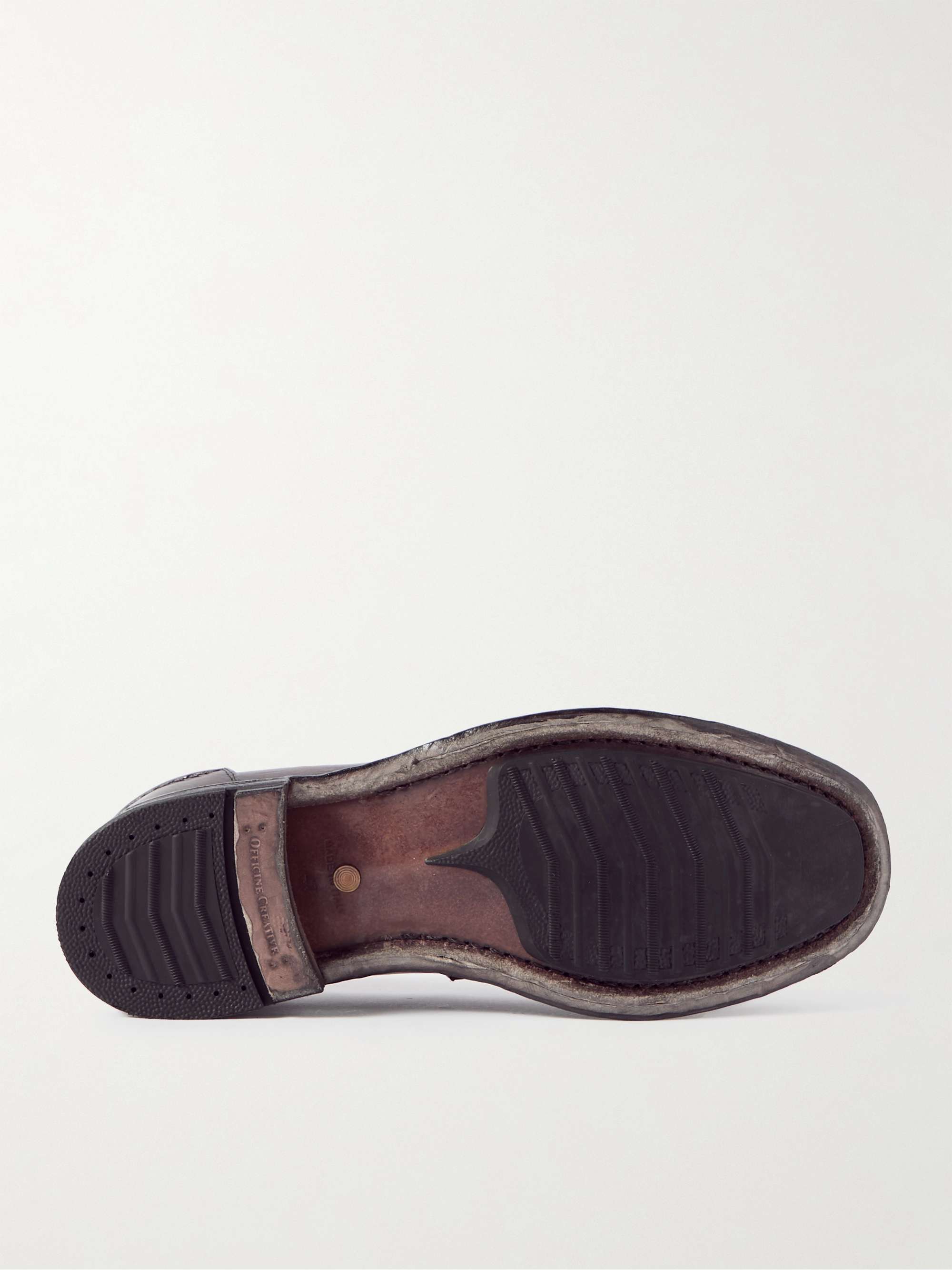OFFICINE CREATIVE Balance Leather Penny Loafers