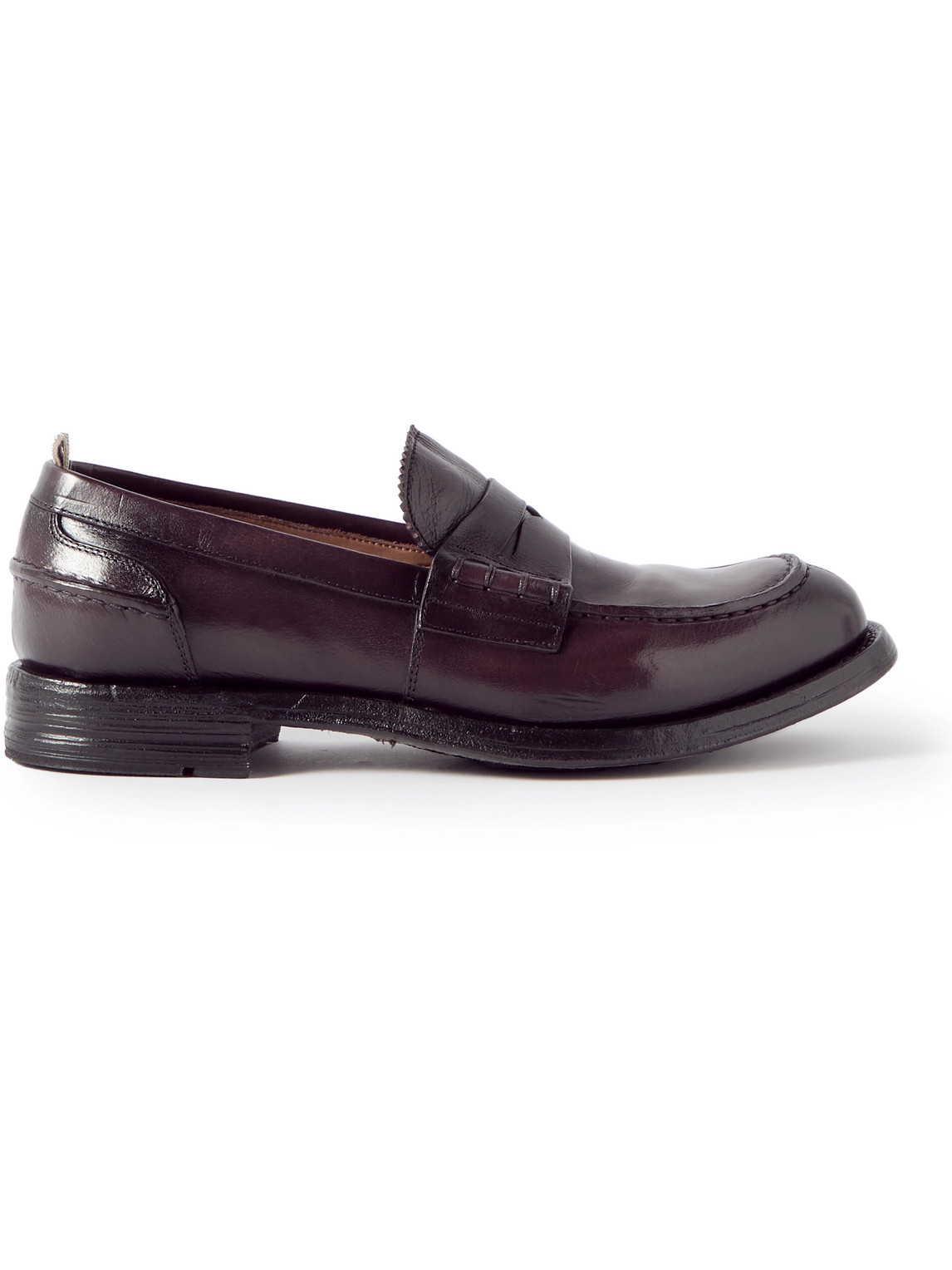 Officine Creative Balance Leather Penny Loafers