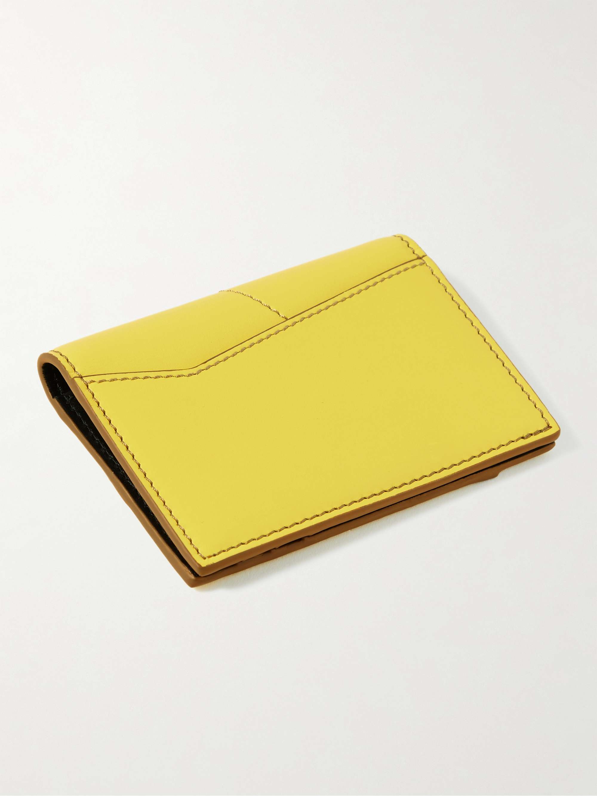 Loewe Signature Bifold Wallet in Yellow for Men Mens Accessories Wallets and cardholders 