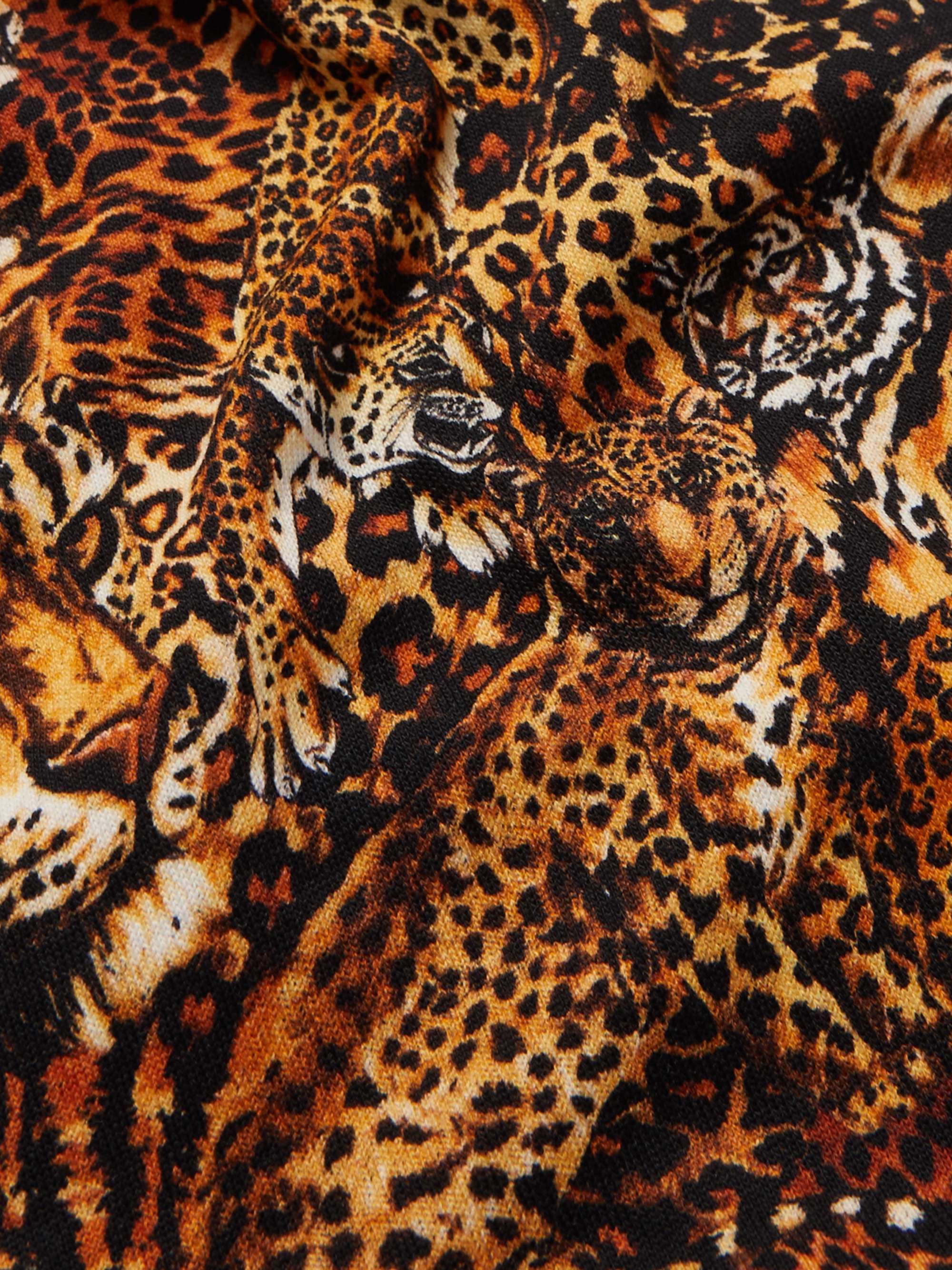 CELINE HOMME Tiger-Print Cotton-Jersey Hoodie