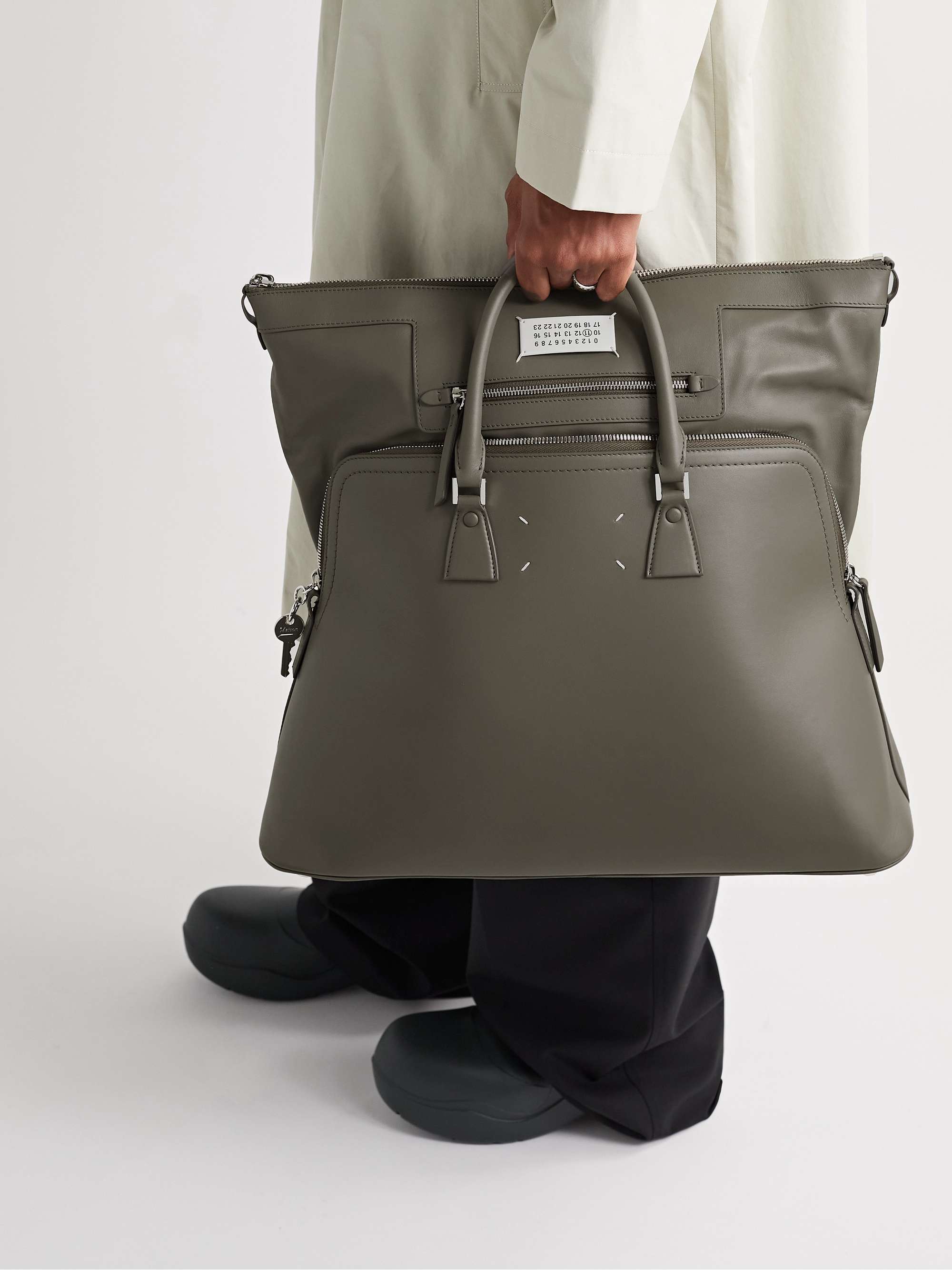 MAISON MARGIELA 5AC XL Leather Tote Bag