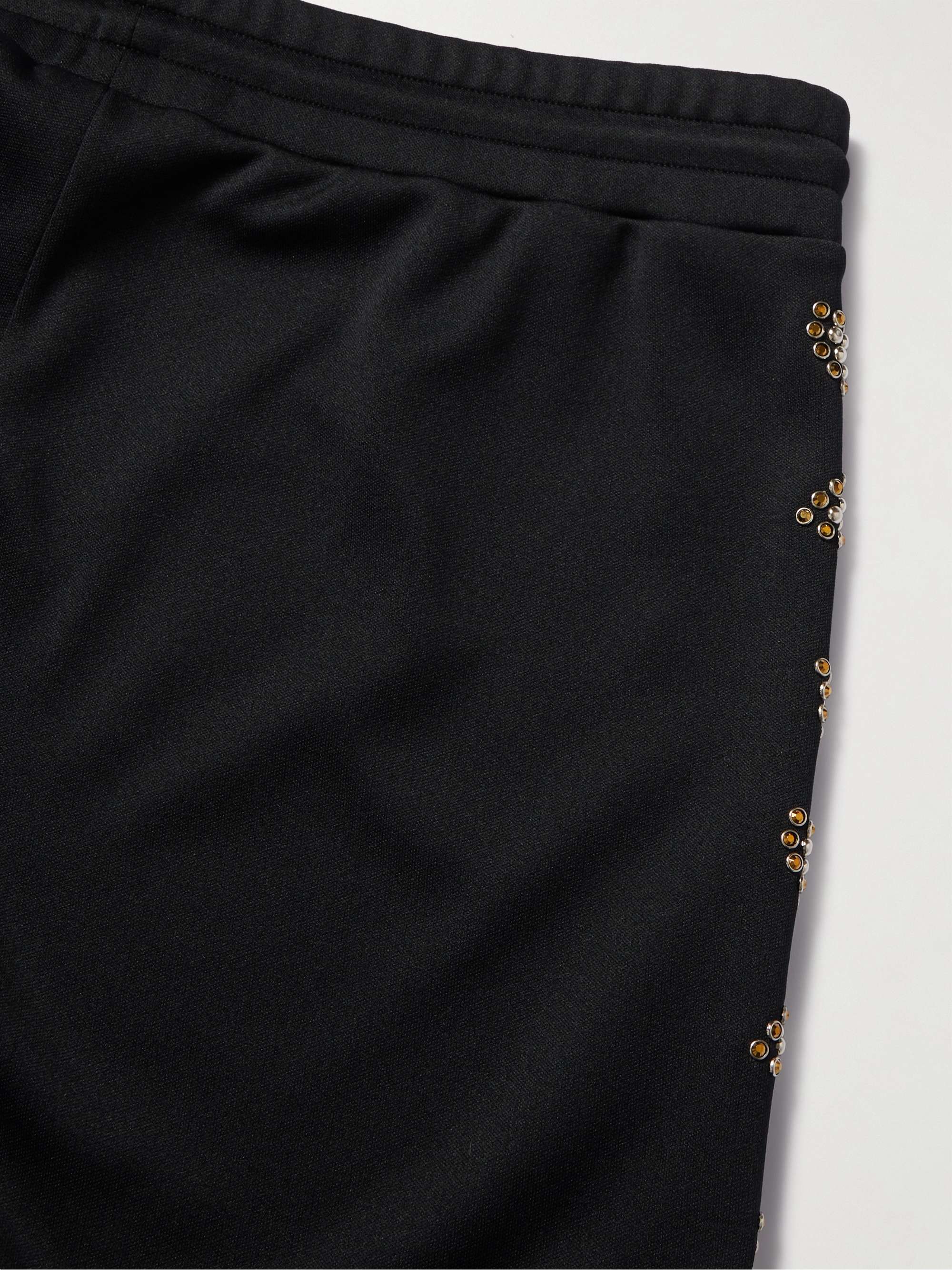 CELINE HOMME Embellished Logo-Print Jersey Sweatpants