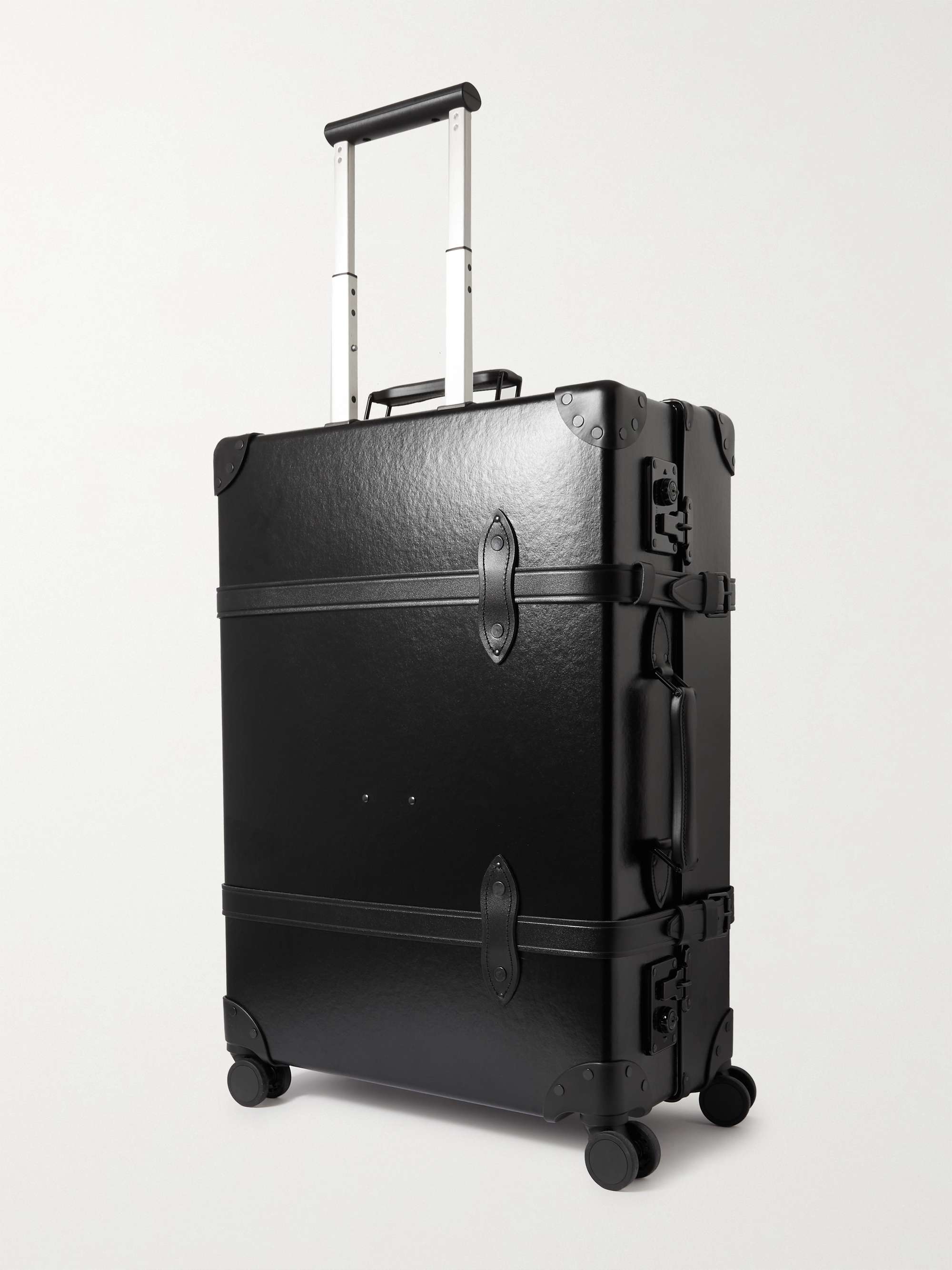 GLOBE-TROTTER Centenary Check-In Leather-Trimmed Trolley Suitcase
