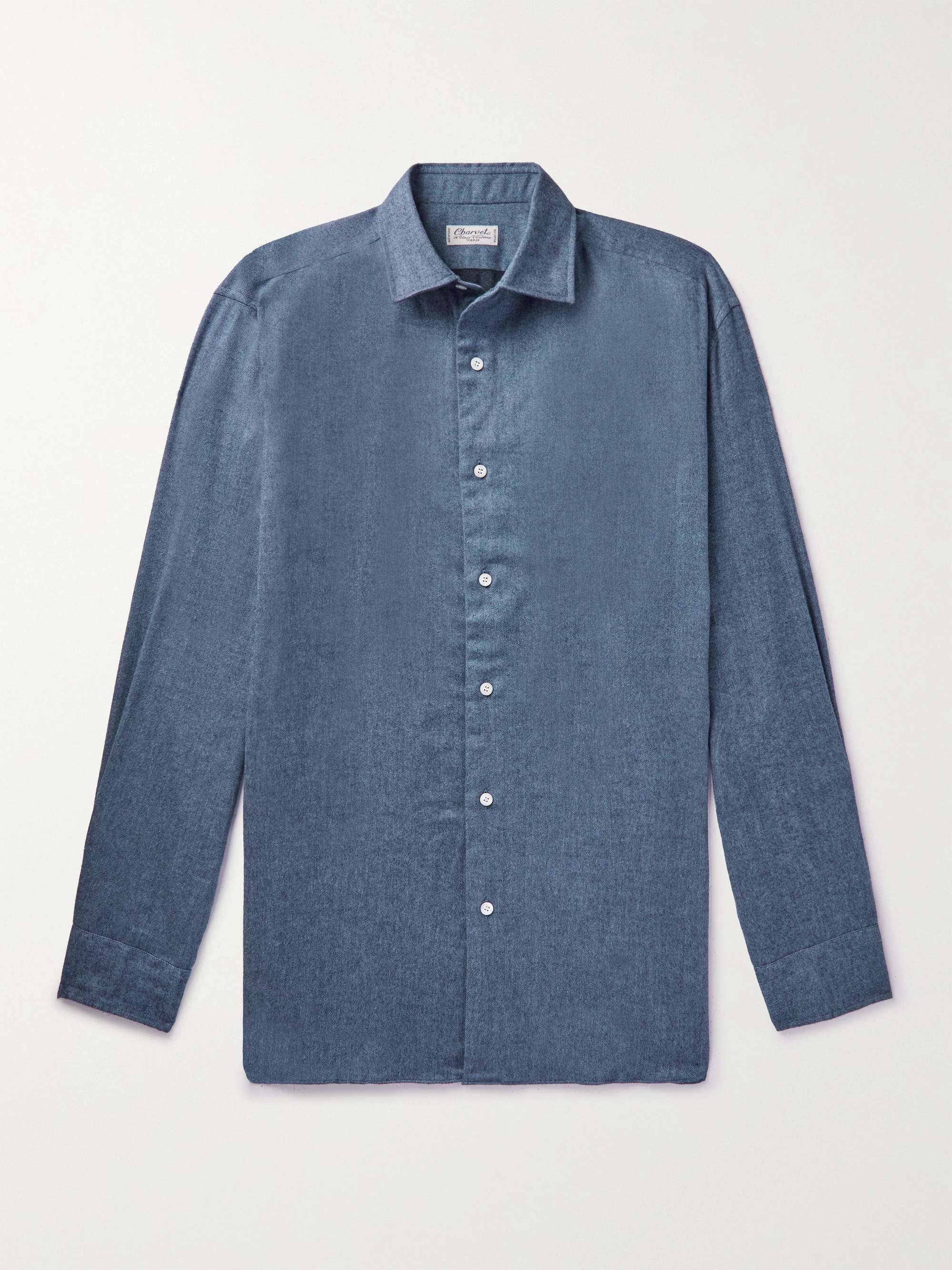 CHARVET Brushed Cotton-Flannel Shirt