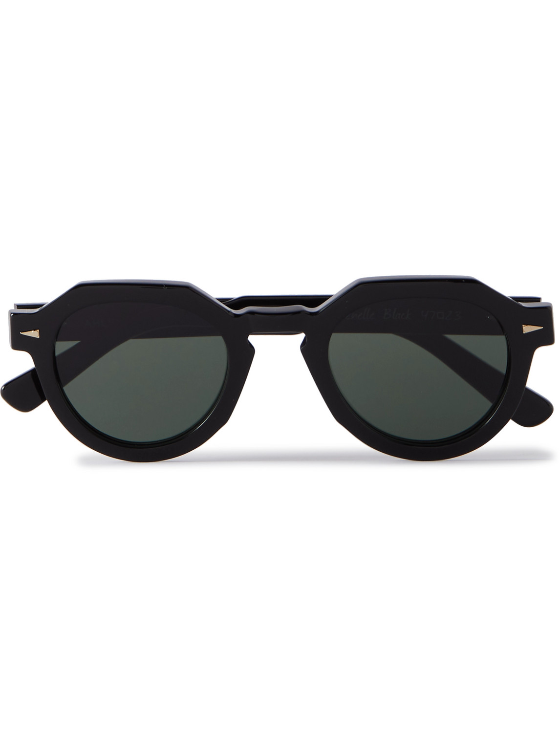 Ahlem Grenelle Round-frame Acetate Sunglasses In Black