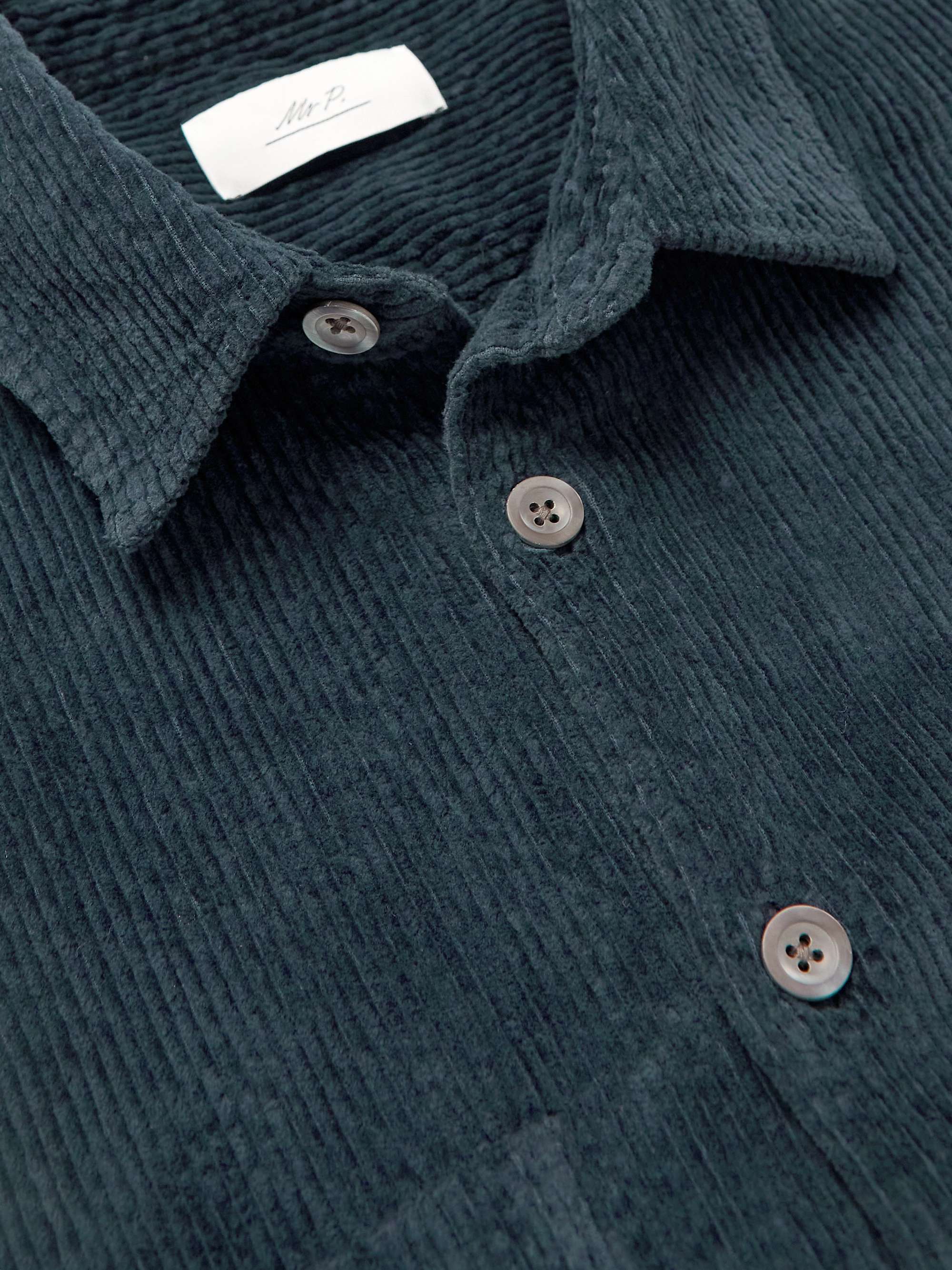 MR P. Garment-Dyed Cotton-Blend Corduroy Shirt