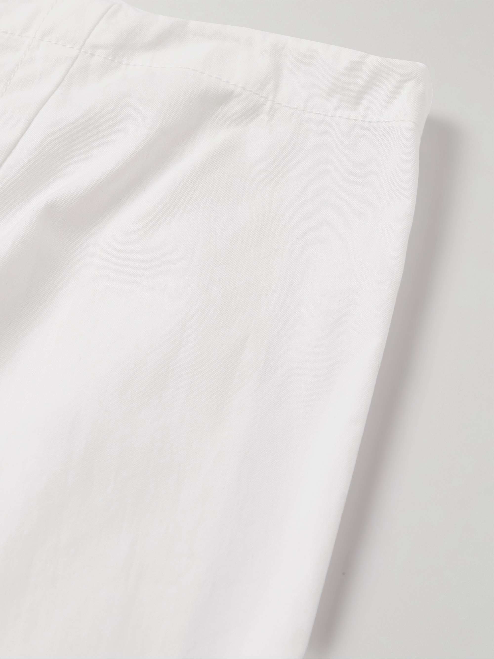 TAKAHIROMIYASHITA THESOLOIST. Wide-Leg Zip-Detailed Appliquéd Canvas Cargo Trousers