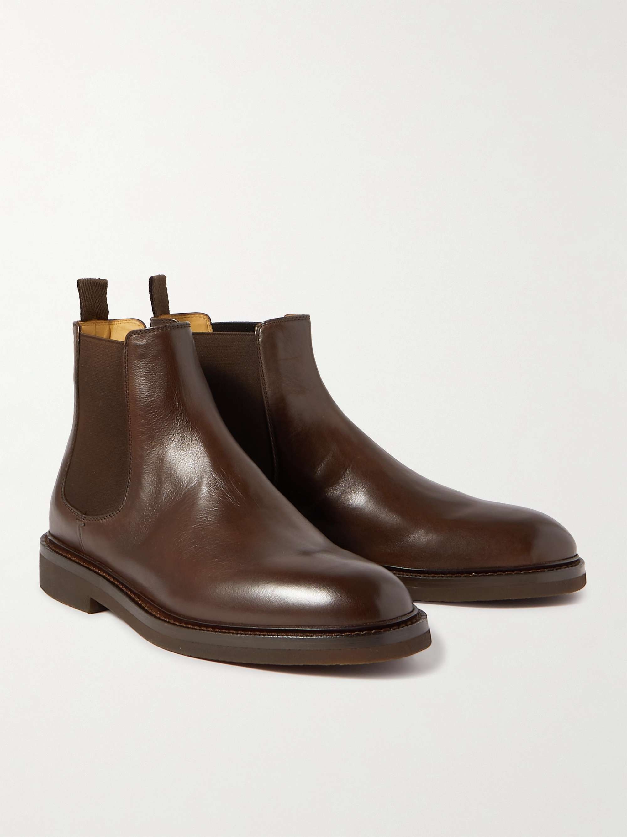 BRUNELLO CUCINELLI Leather Chelsea Boots
