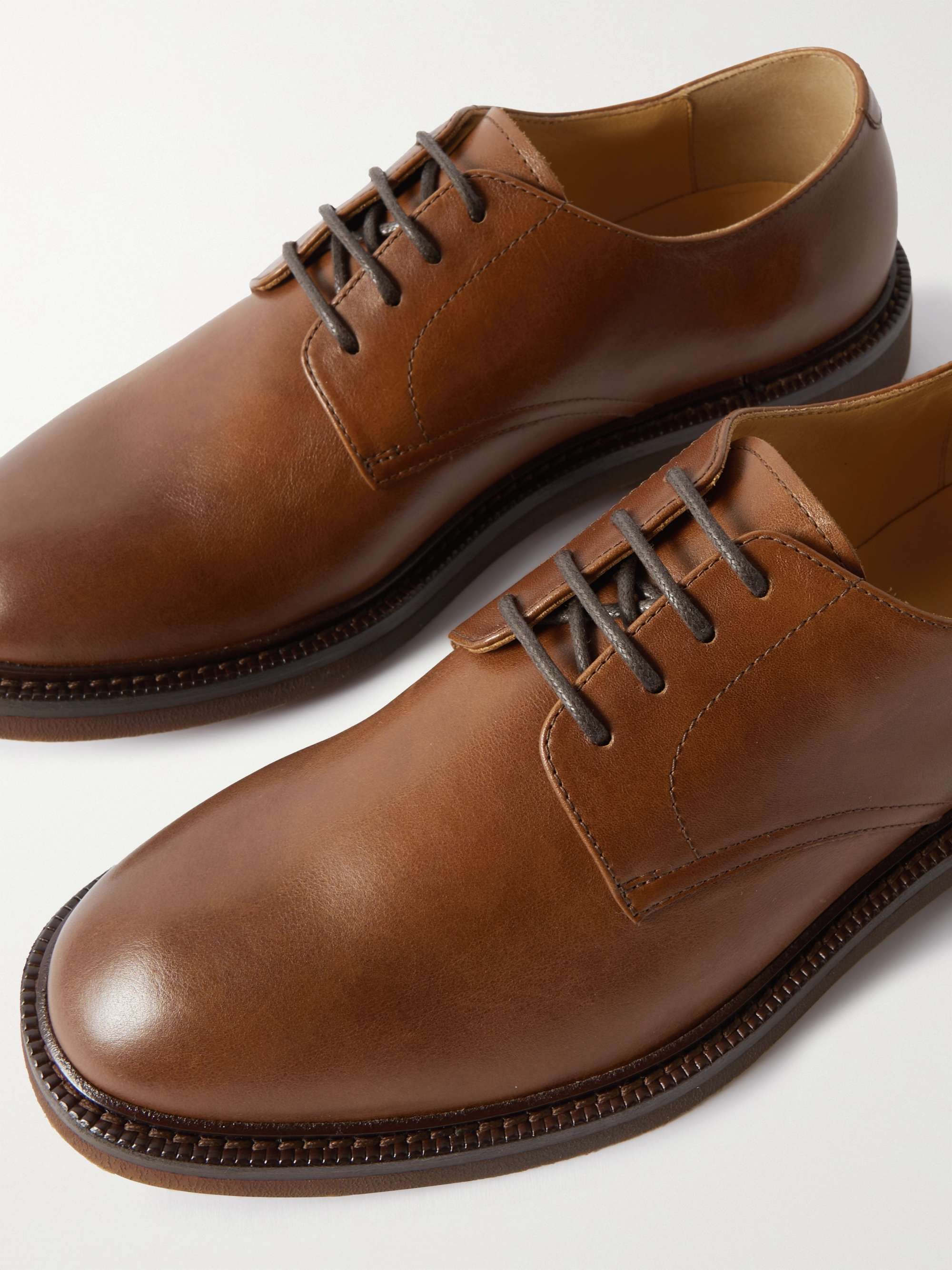 BRUNELLO CUCINELLI Leather Derby Shoes