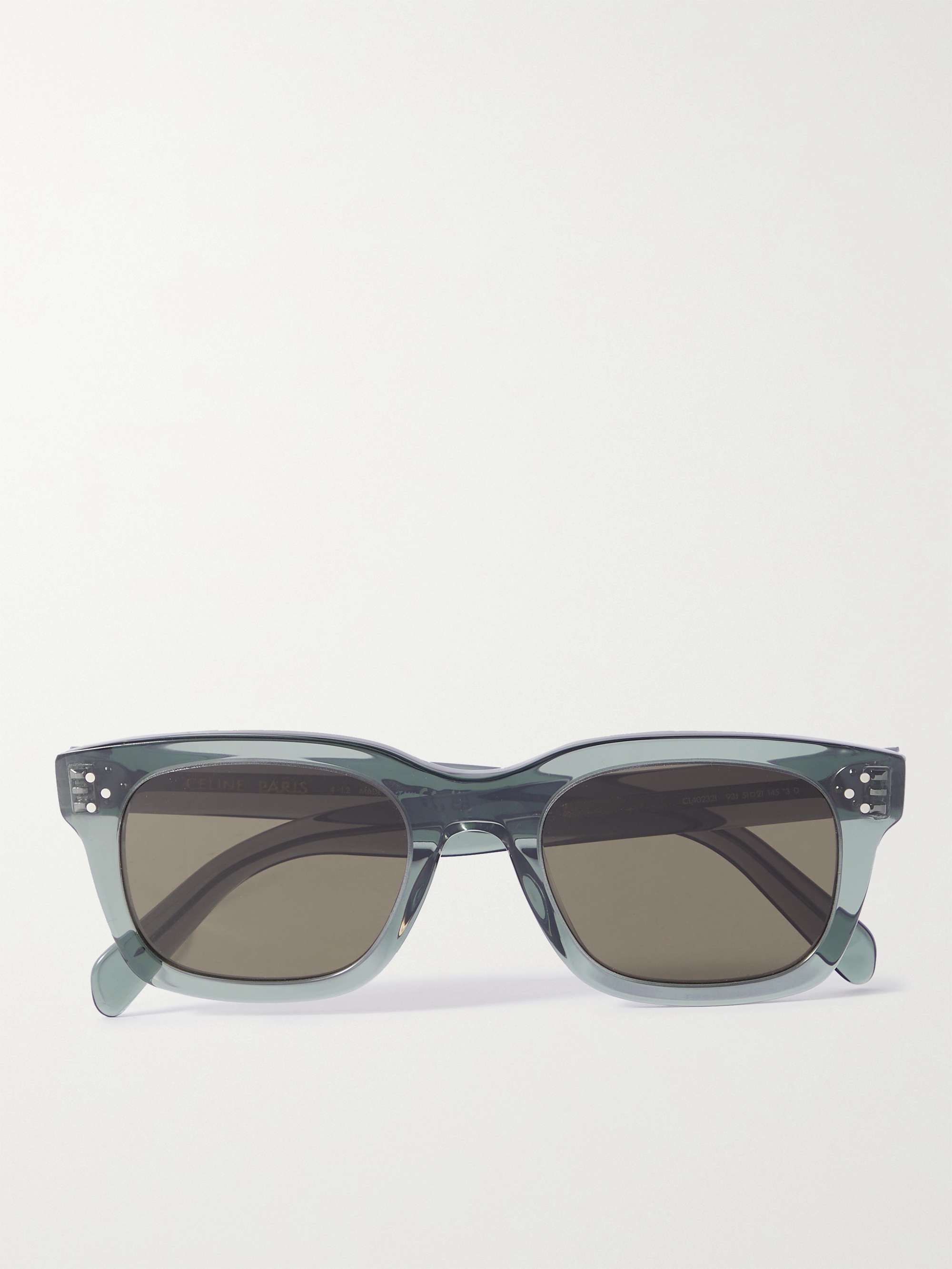 CELINE HOMME D-Frame Tortoiseshell Acetate Sunglasses