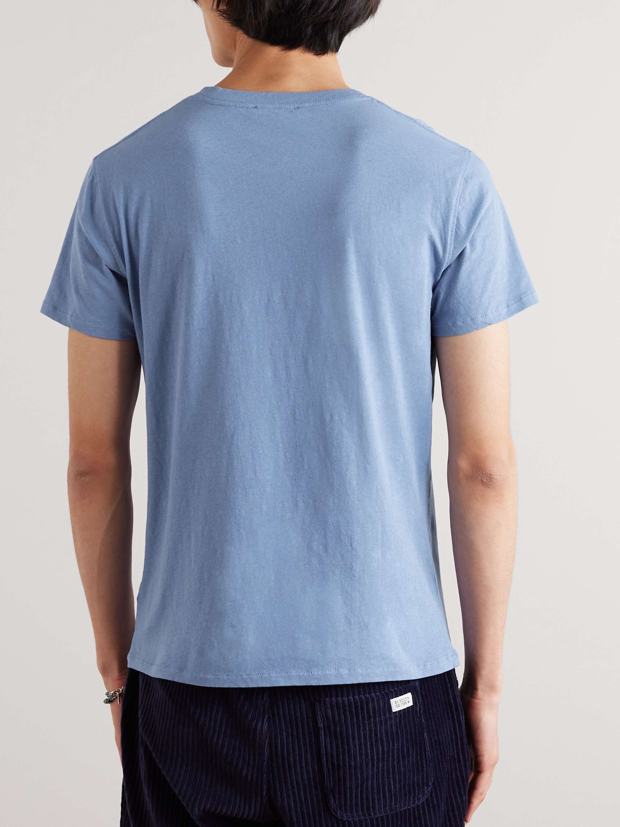 FRESCOBOL CARIOCA Lucio Cotton and Linen-Blend Jersey T-Shirt
