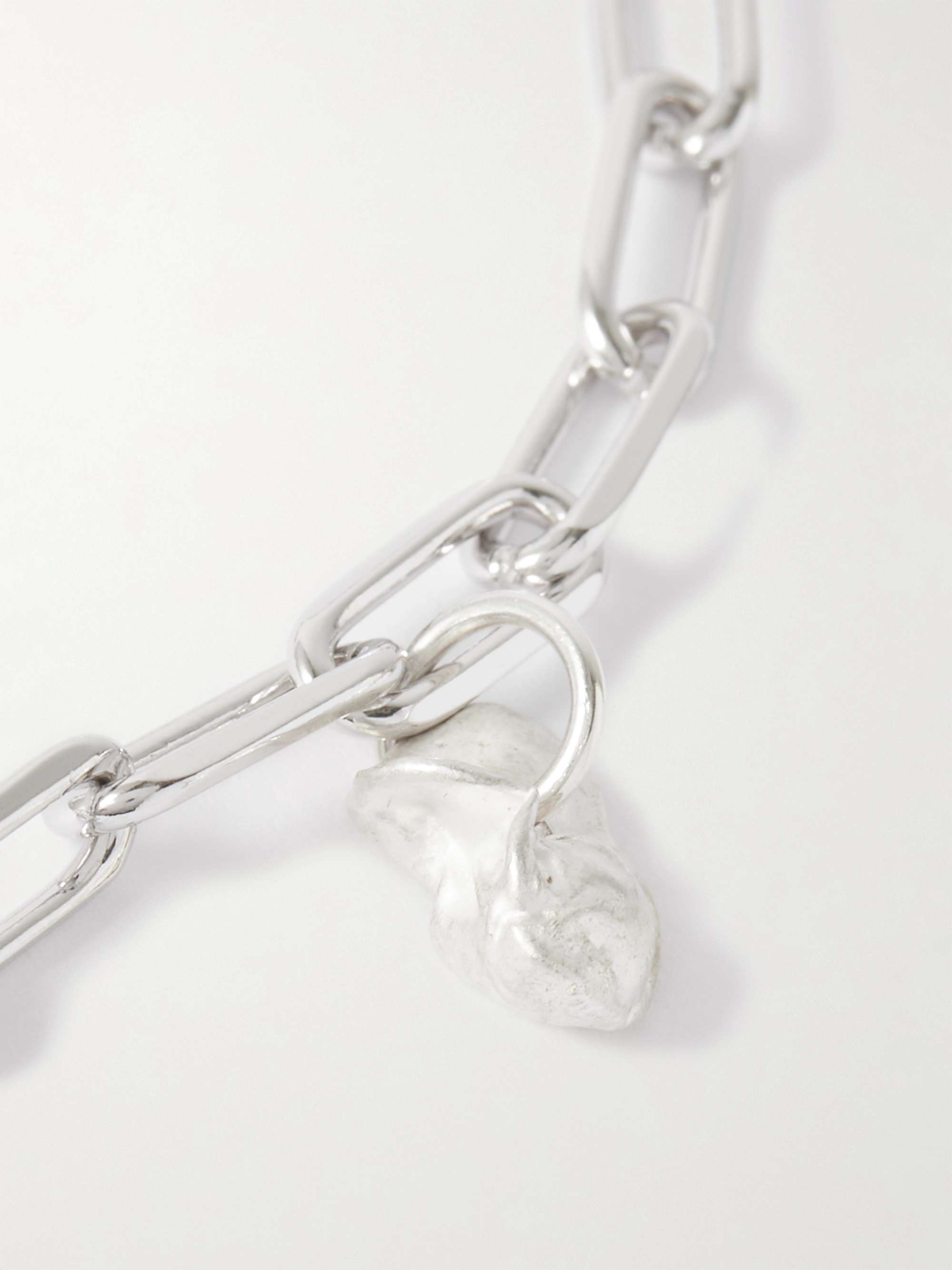 ALICE MADE THIS Bardo Large Rhodium-Plated Sterling Silver Chain Bracelet
