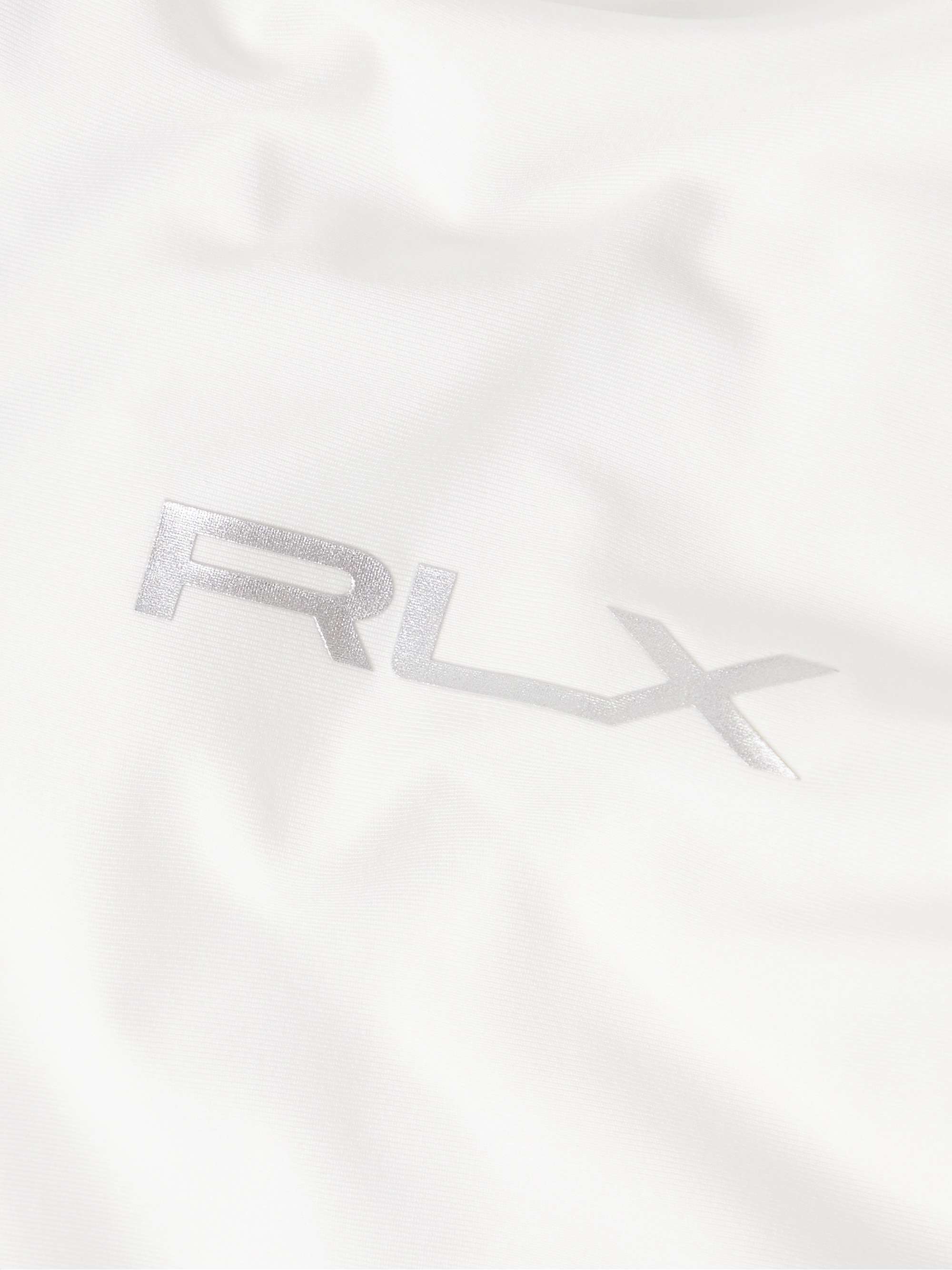 RLX RALPH LAUREN Logo-Print Stretch Recycled-Shell Golf Polo Shirt