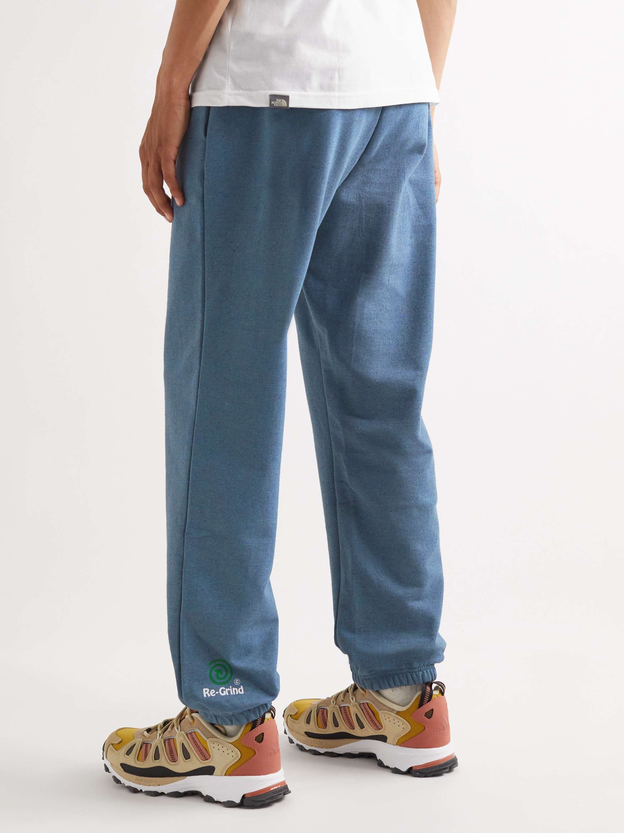 THE NORTH FACE + OC Logo-Print Recycled Cotton-Blend Fleece Sweatpants