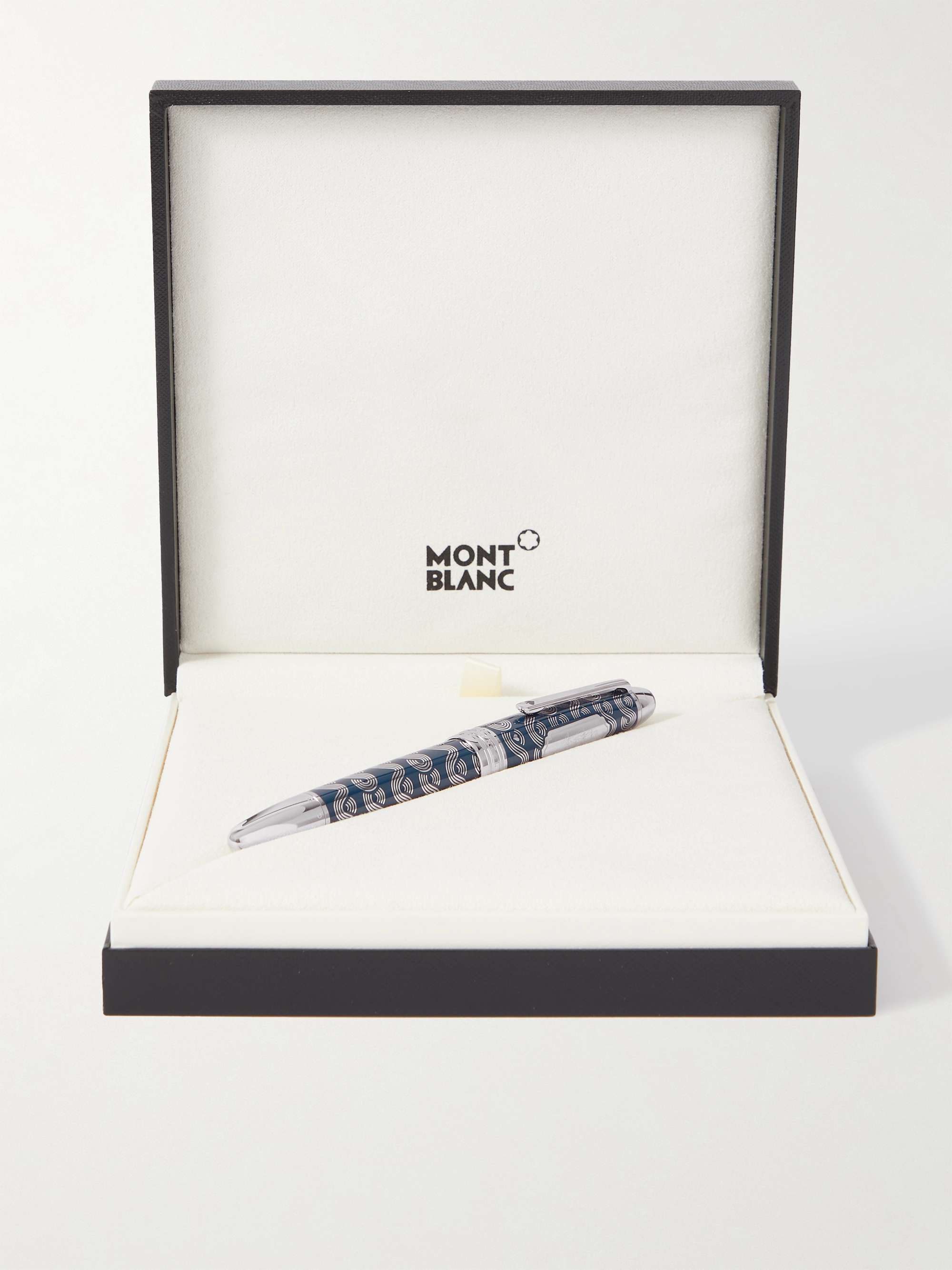 MONTBLANC Meisterstück Around the World in 80 Days Solitaire LeGrand Resin and Platinum-Plated Fountain Pen