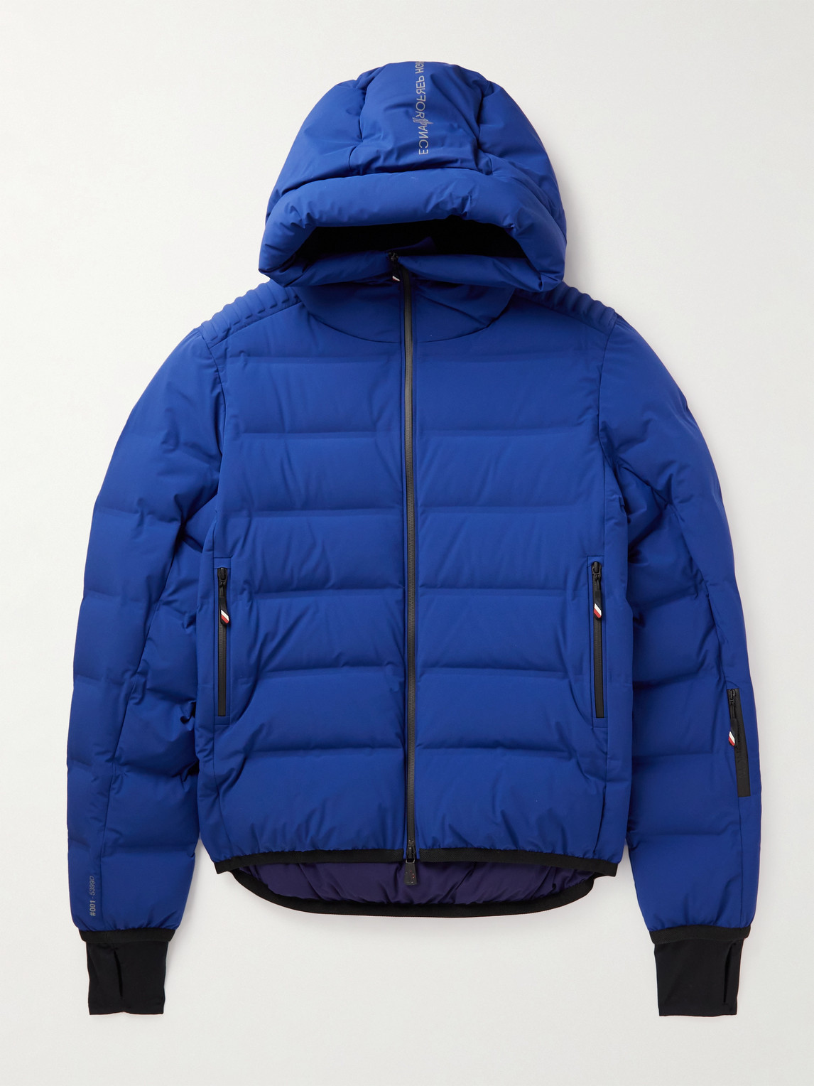 Moncler Grenoble Lagorai Quilted Shell Hooded Down Ski Jacket In Blue ...