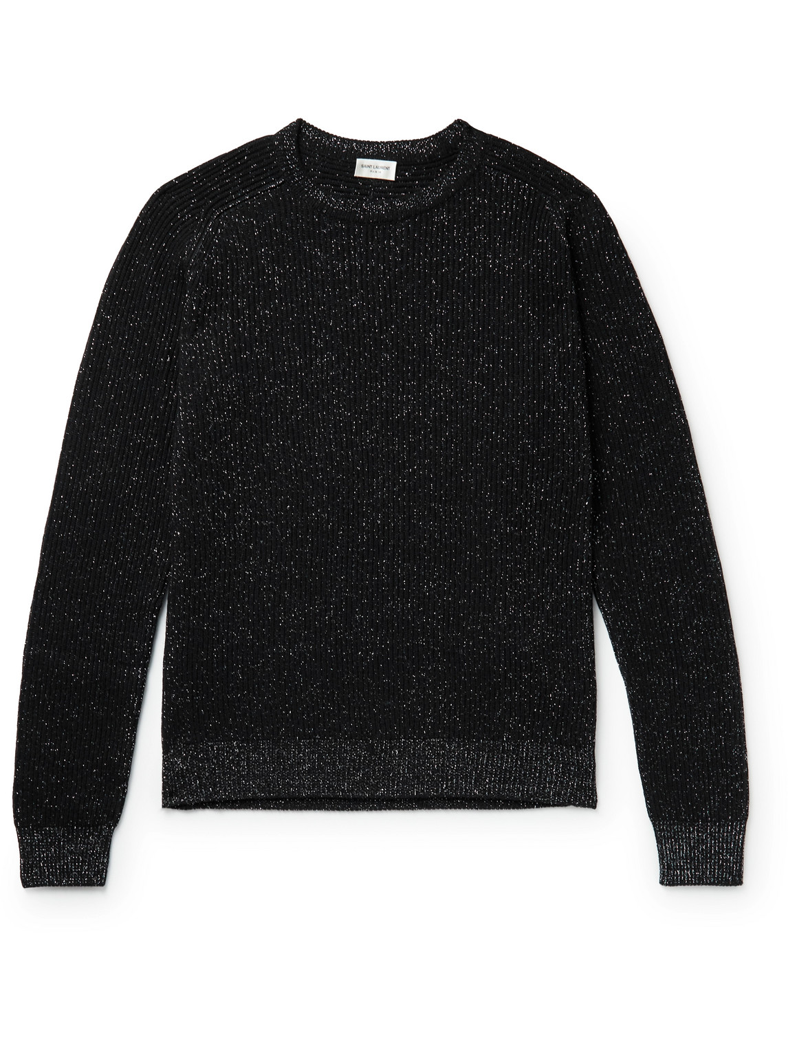 SAINT LAURENT Metallic Wool-Blend Sweater